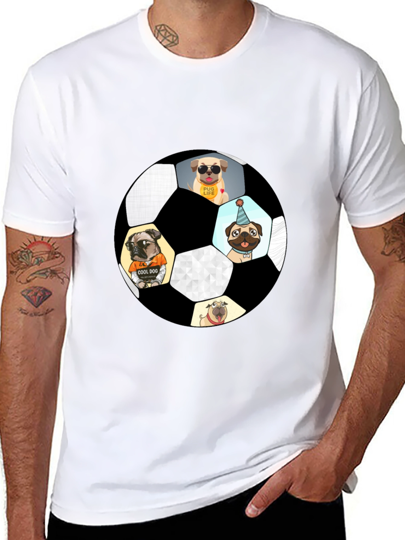 Soccer Pug T-Shirt
