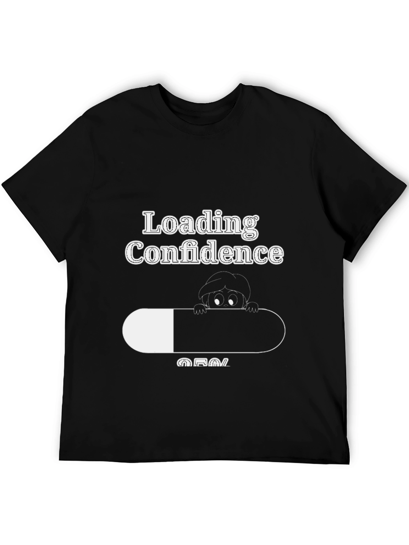 Loading Confidence Black T-Shirt