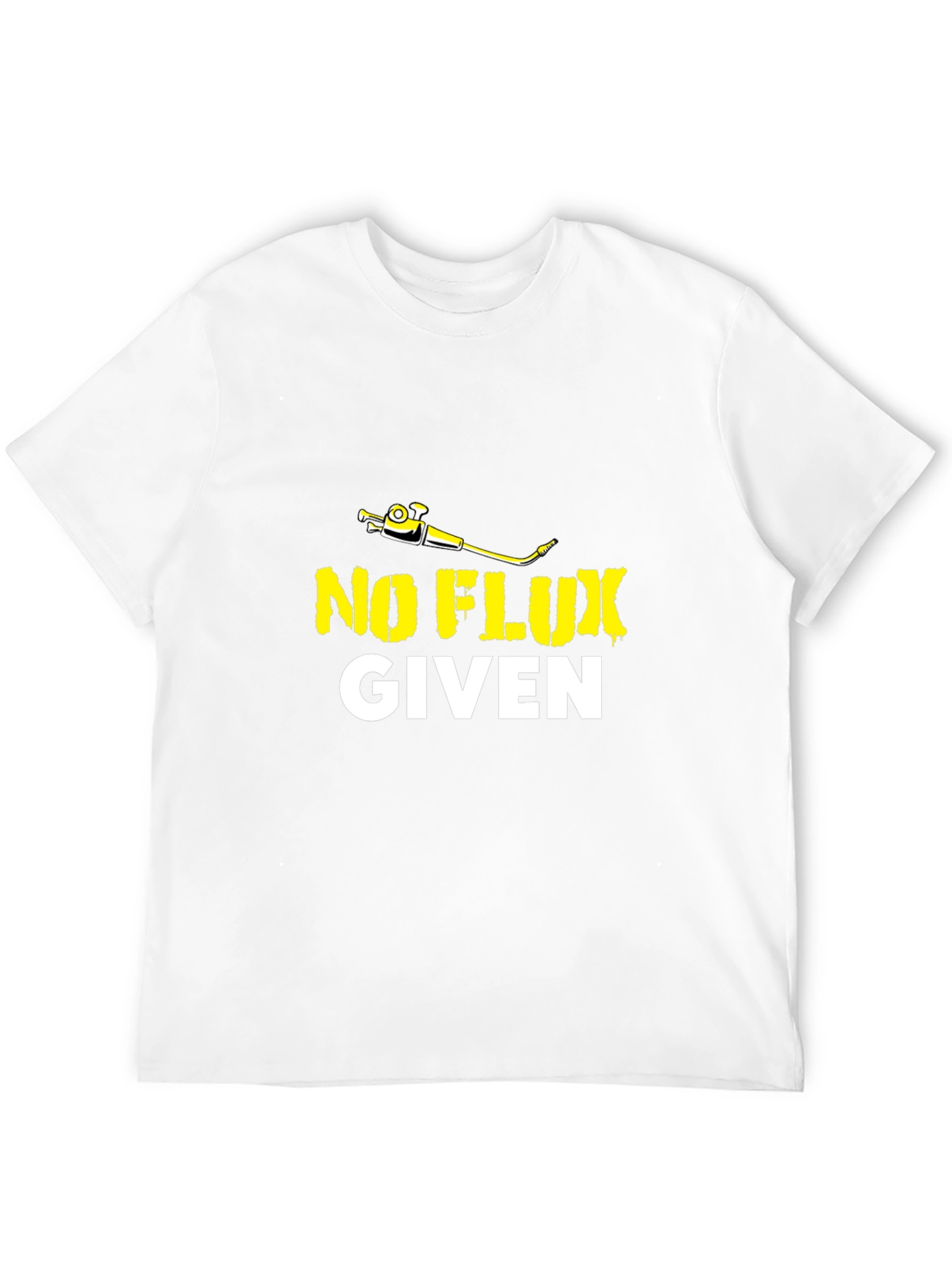 No Flux Given Mens Black T-Shirt