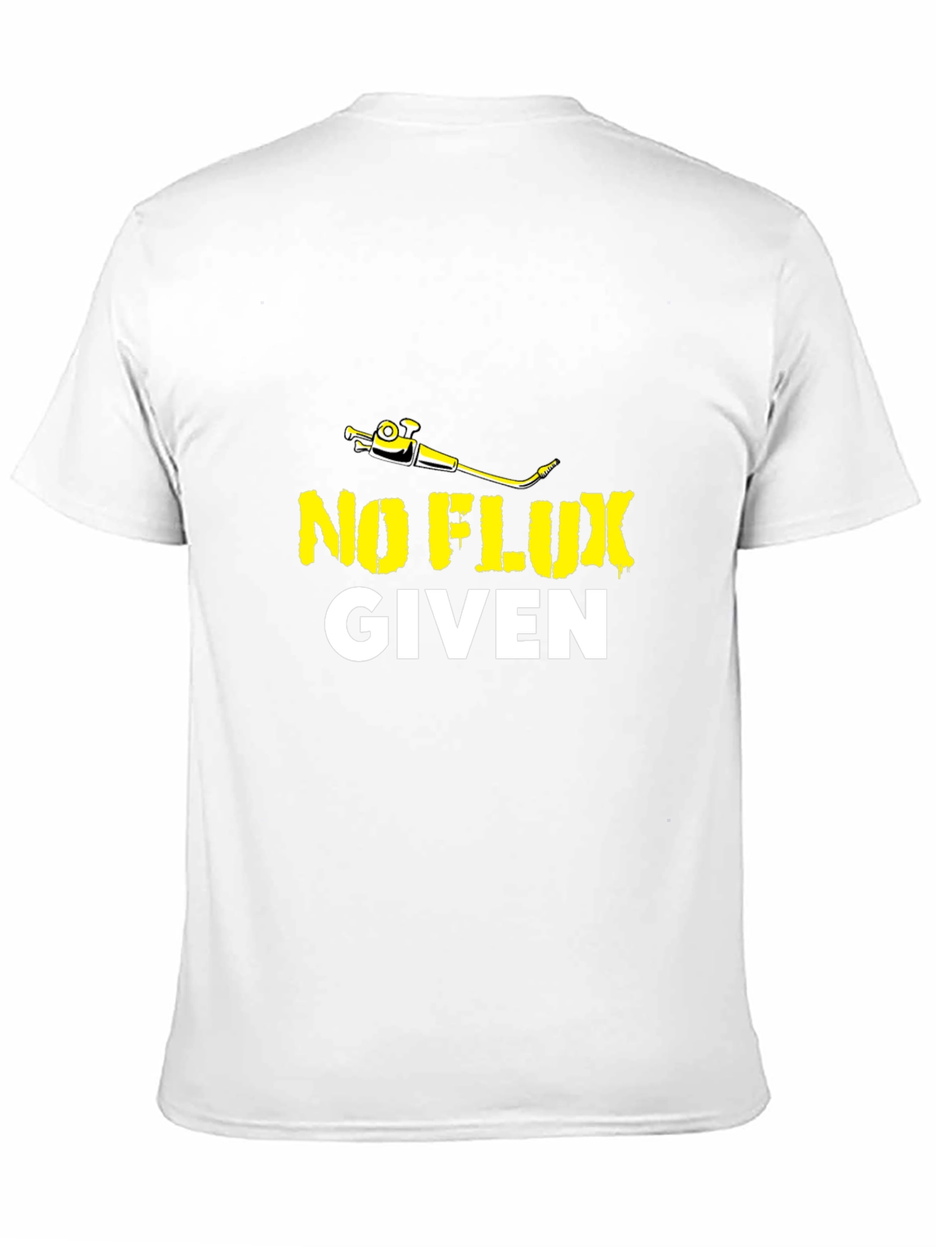 No Flux Given Mens Black T-Shirt