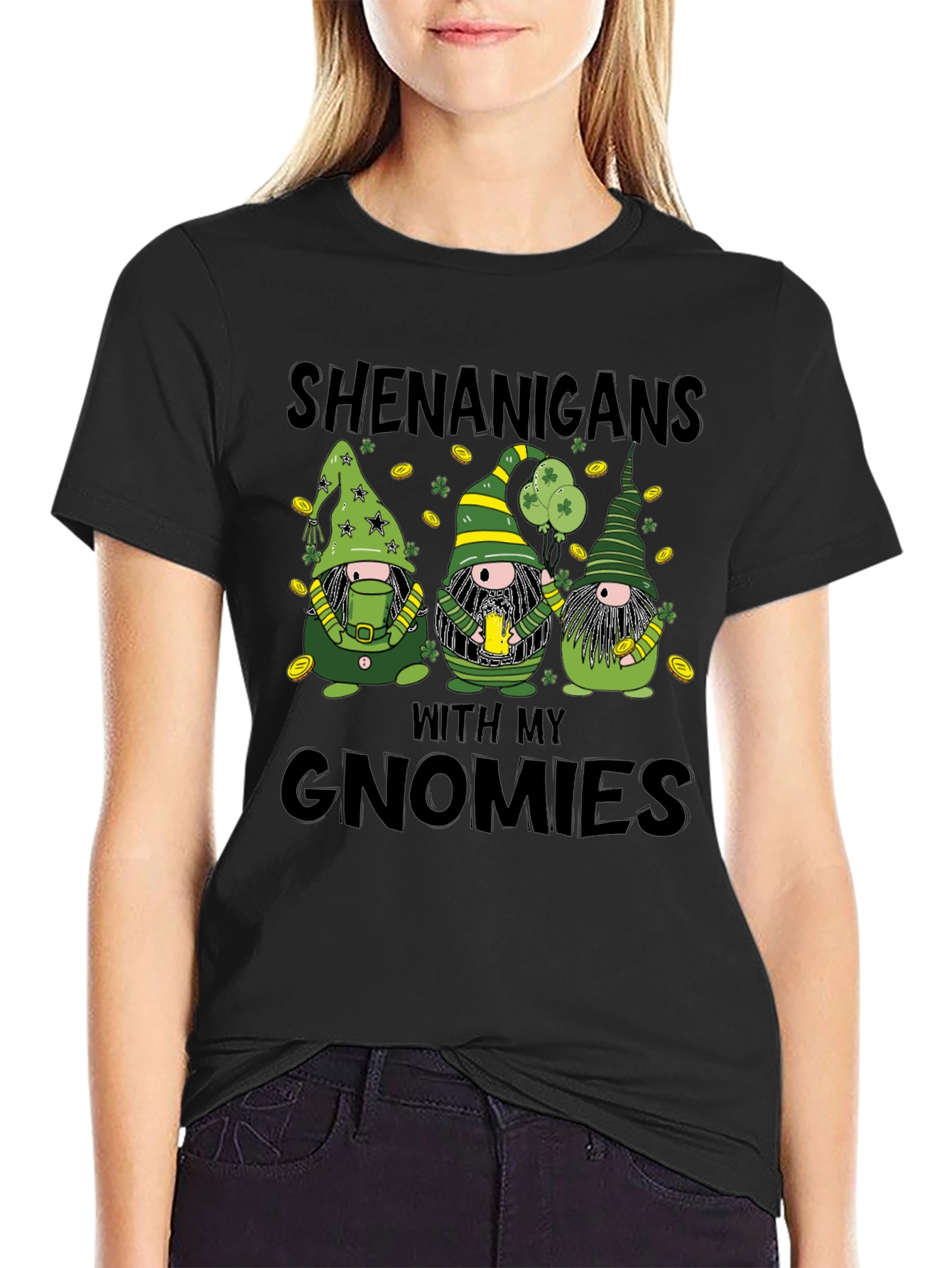 St. Patricks Day Shenanigans with My Gnomies T-Shirt