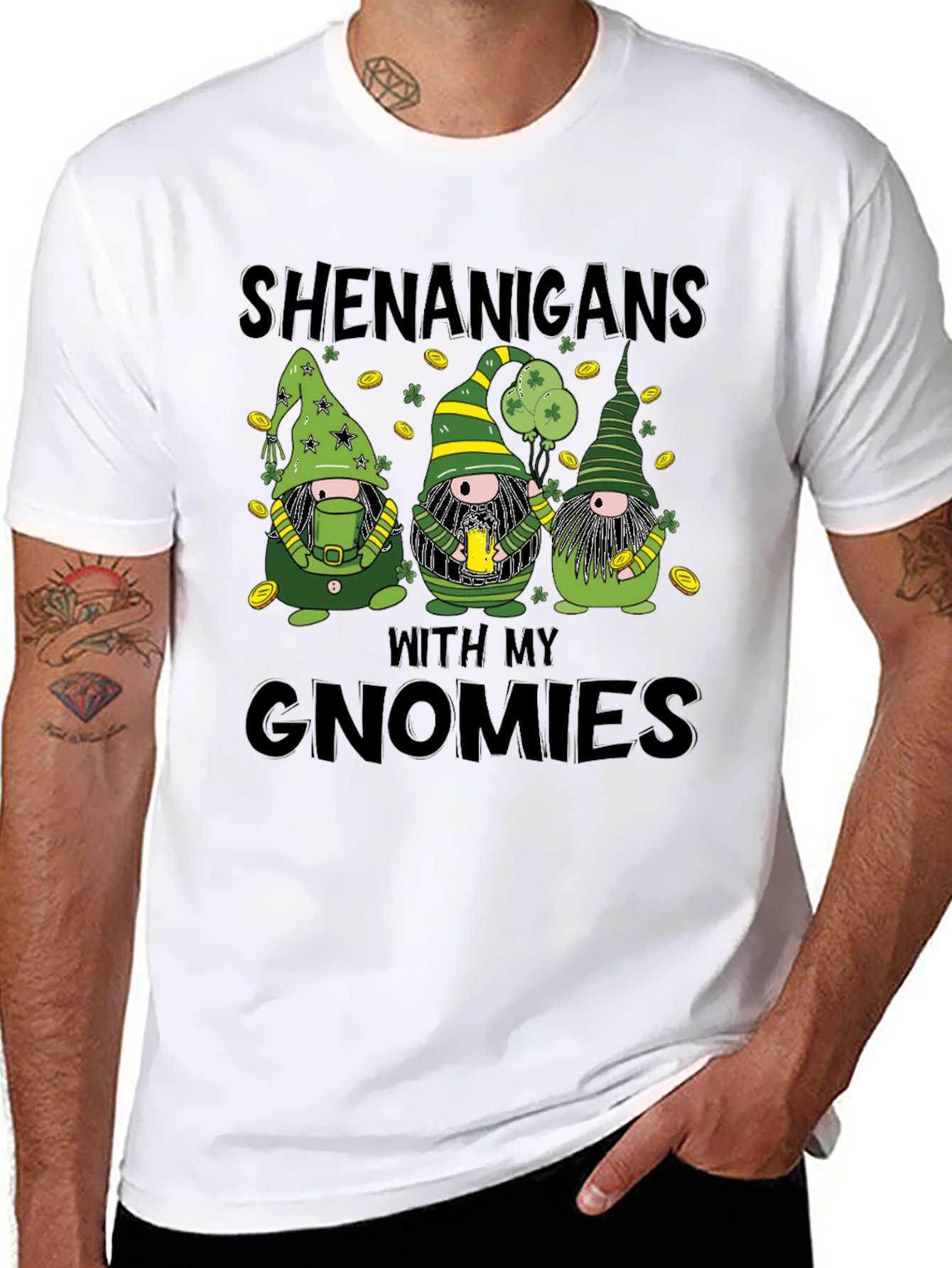 St. Patricks Day Shenanigans with My Gnomies T-Shirt