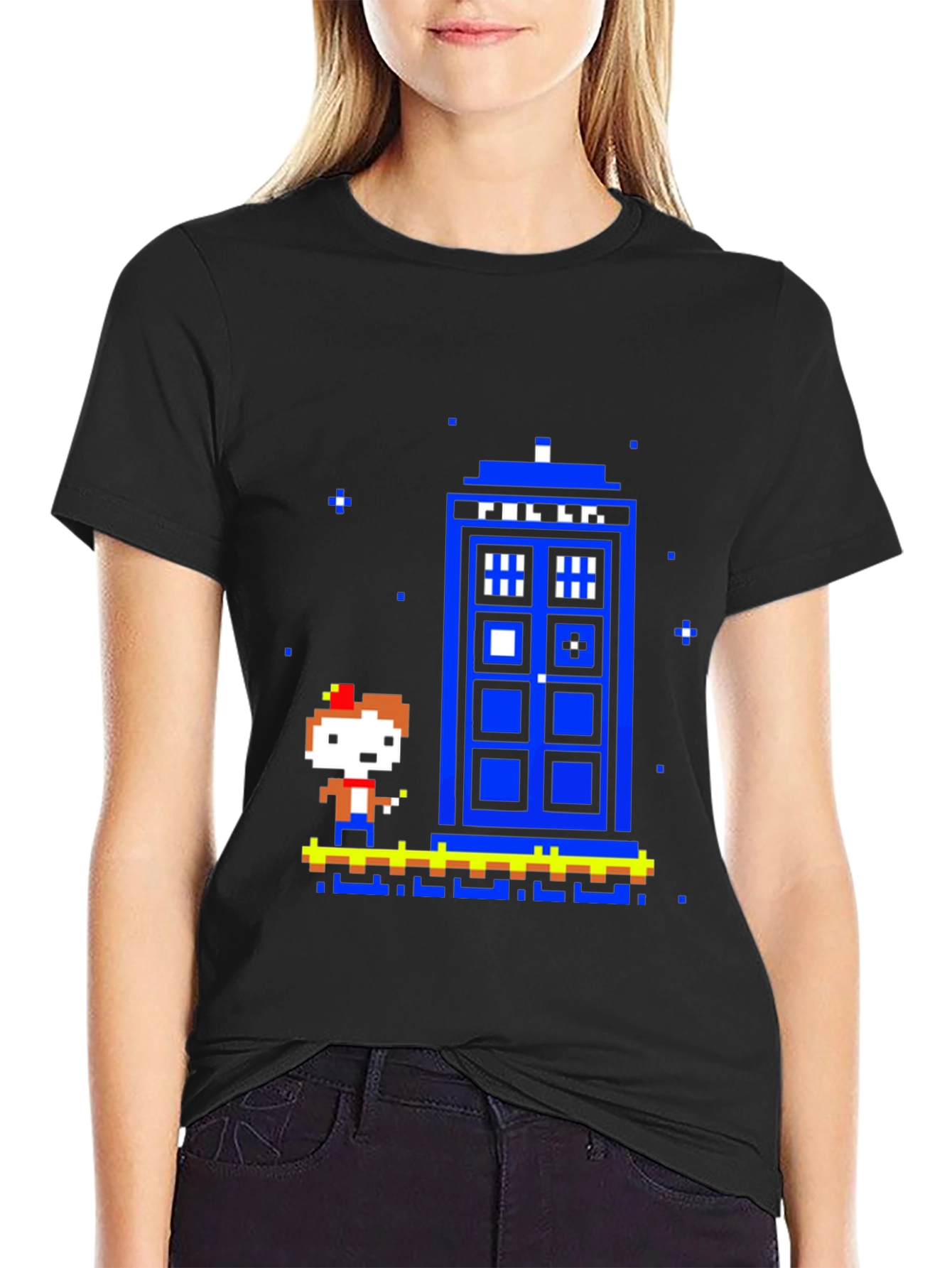 Retro 8-Bit Doctor Who T-Shirt