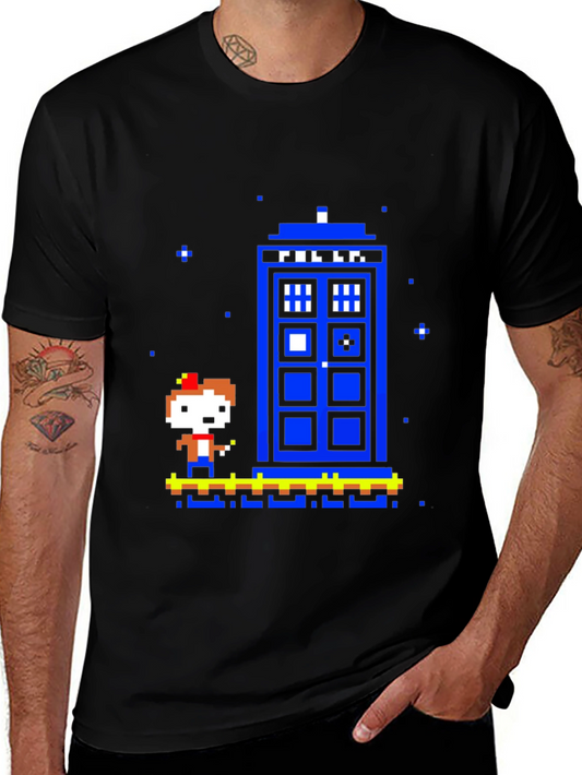 Retro 8-Bit Doctor Who T-Shirt