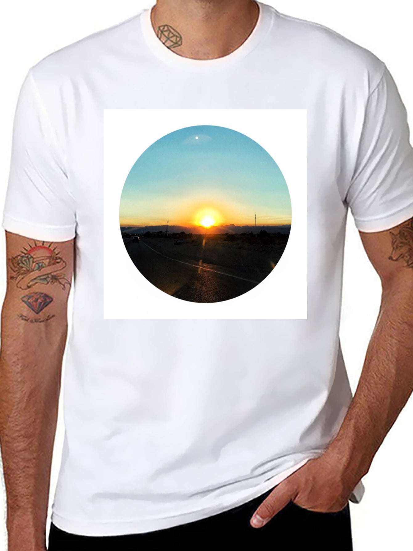 Sunset Road Trip Graphic Tee