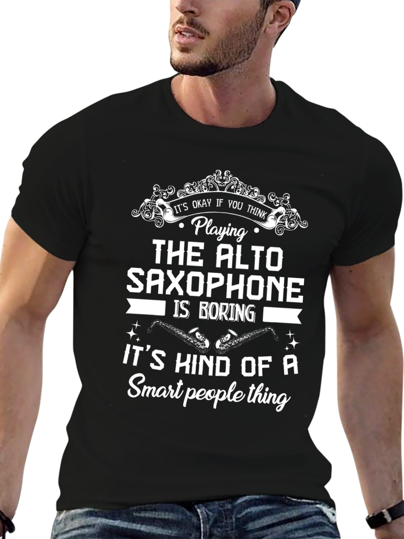 Alto Saxophone Smart People T-Shirt