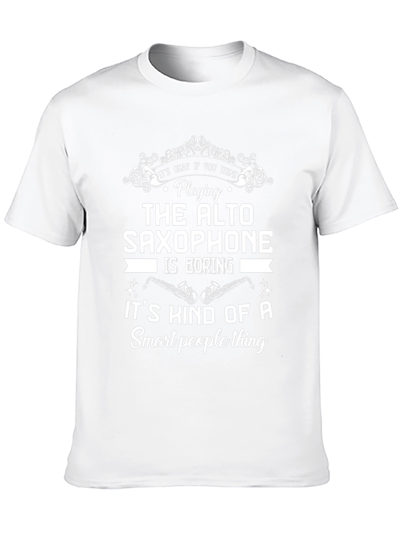 Alto Saxophone Smart People T-Shirt