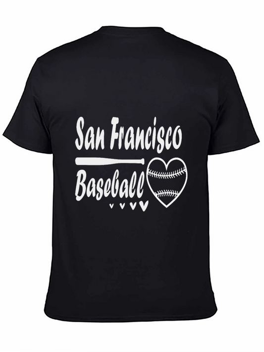 San Francisco Baseball Heart Graphic Tee