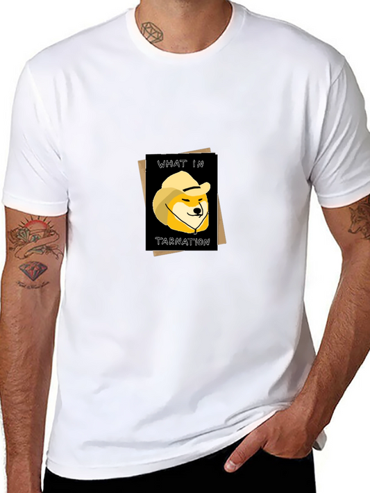 What in Tarnation Meme T-Shirt - Funny Doge Cowboy Tee