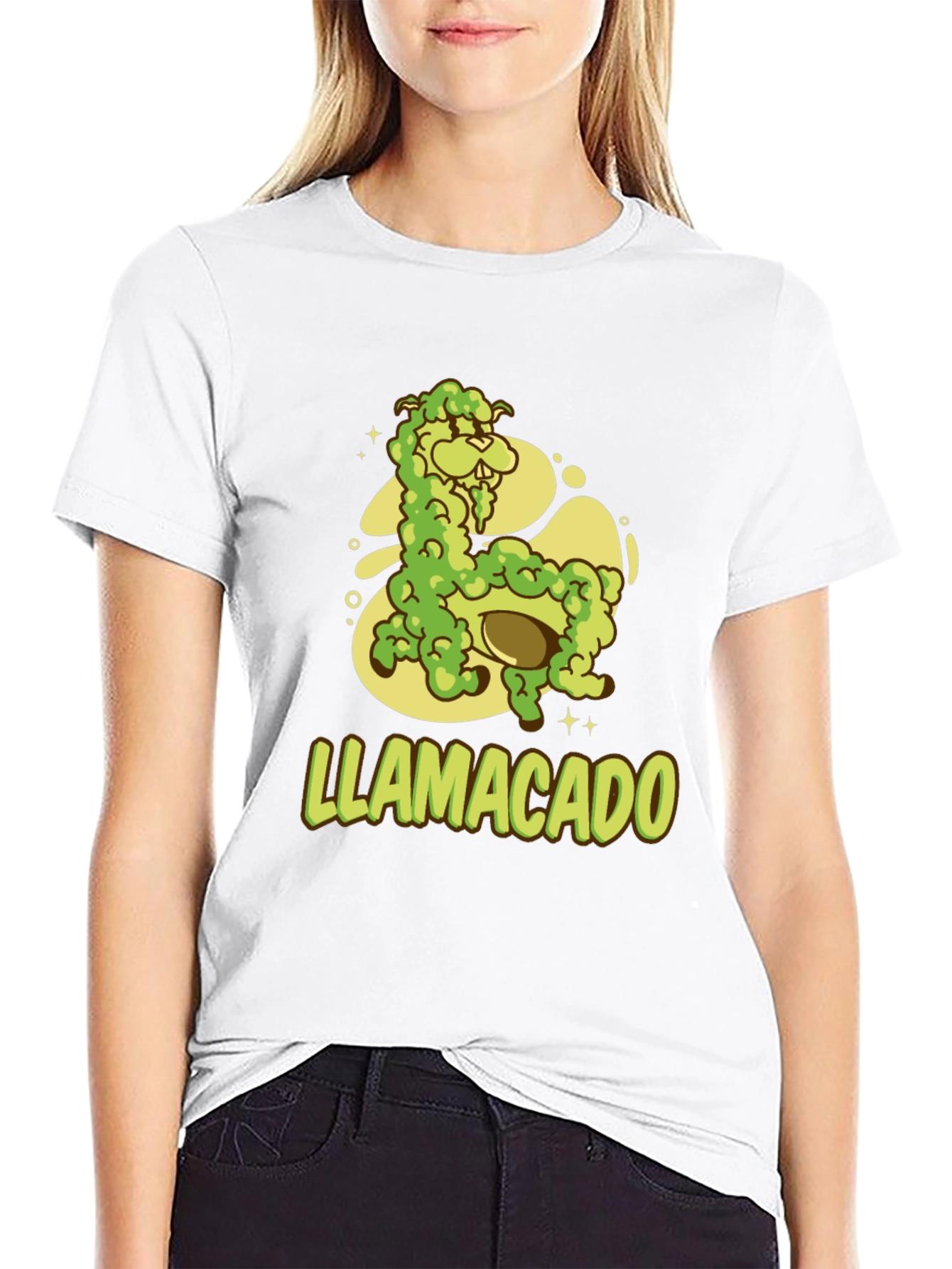 Llamacado T-Shirt - Avocado Llama Funny Graphic Tee