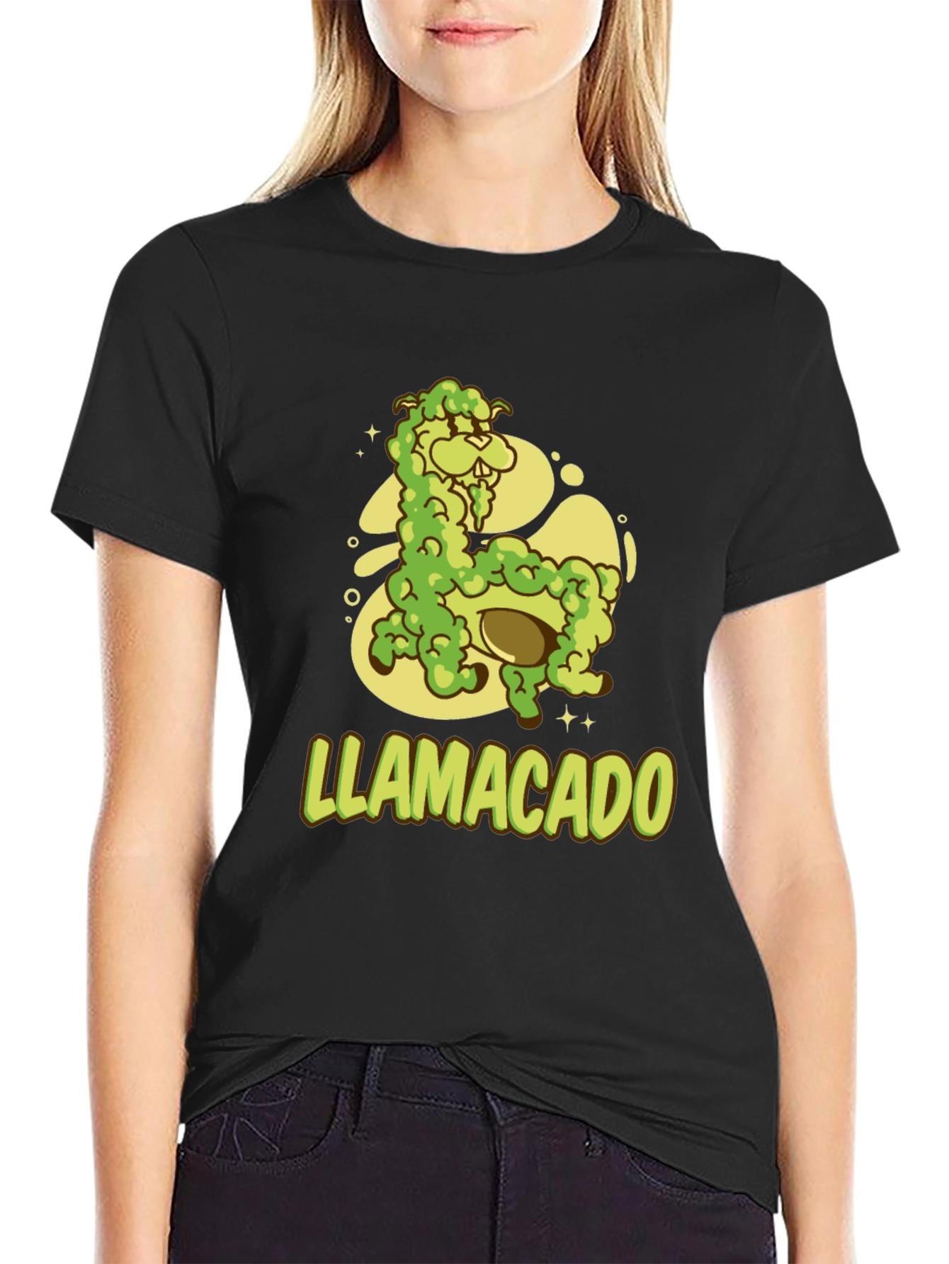 Llamacado T-Shirt - Avocado Llama Funny Graphic Tee
