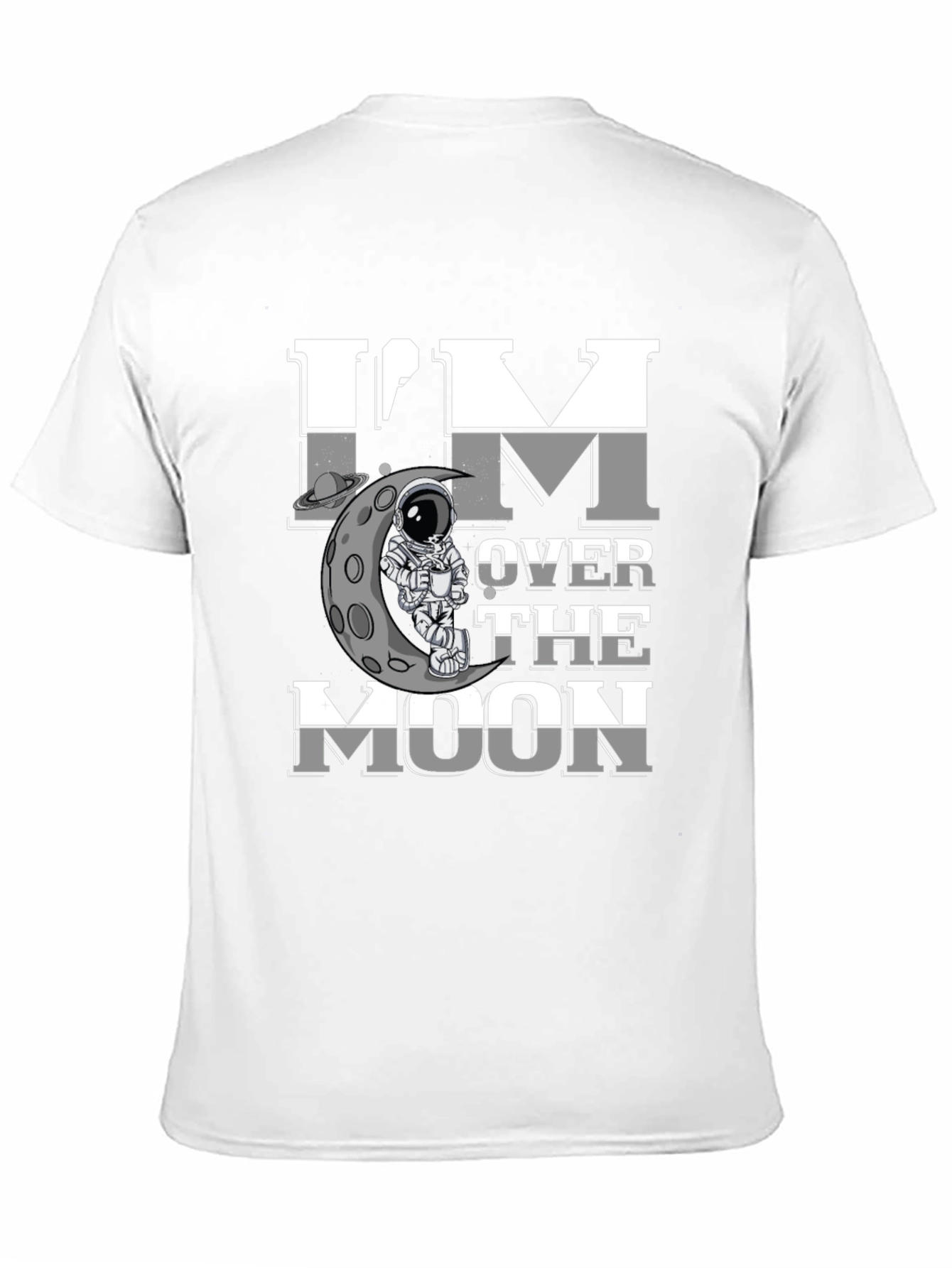 Im Over the Moon Graphic Tee - Spaceman Design