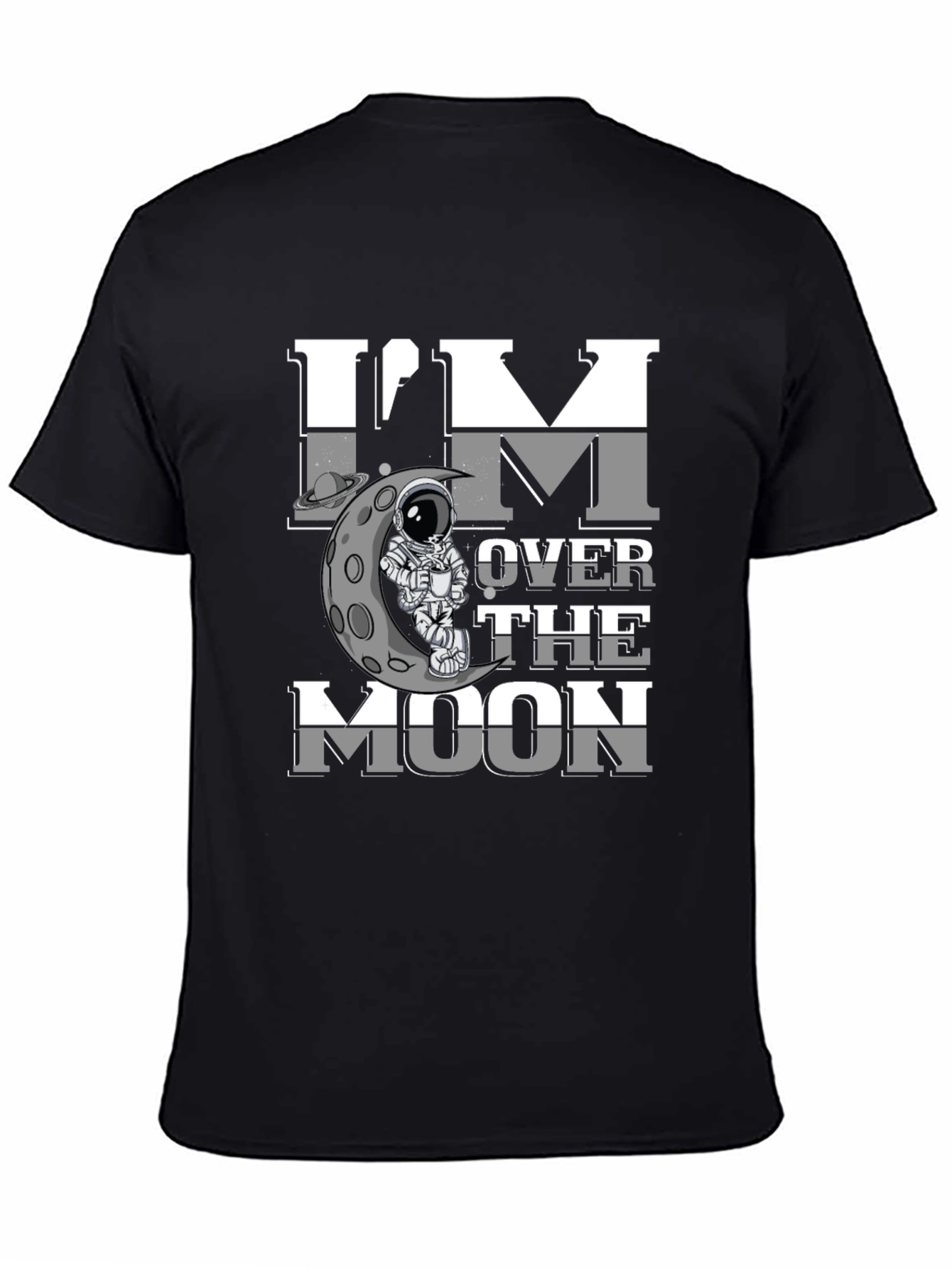 Im Over the Moon Graphic Tee - Spaceman Design