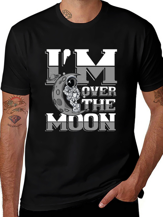 Im Over the Moon Graphic Tee - Spaceman Design