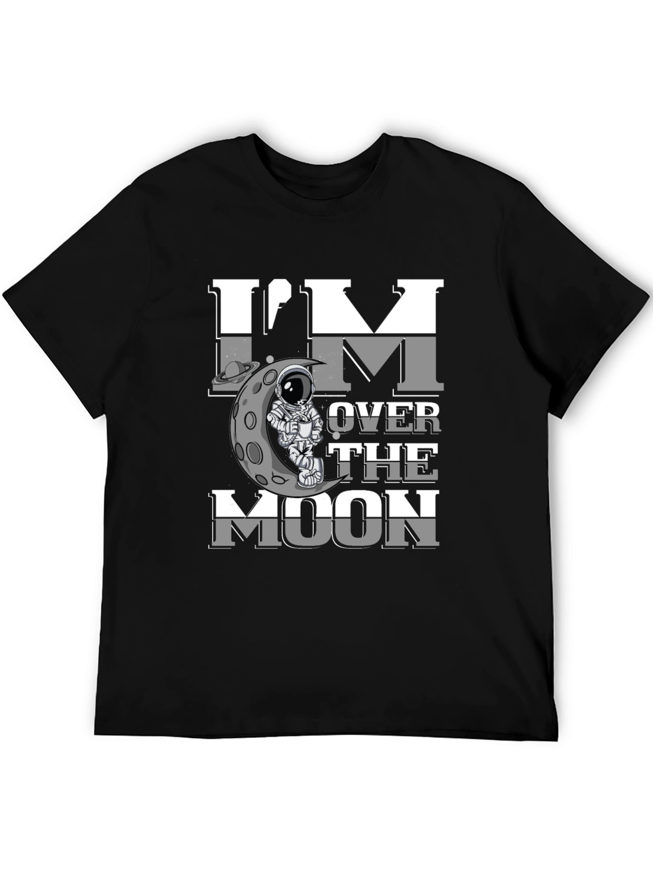 Im Over the Moon Graphic Tee - Spaceman Design