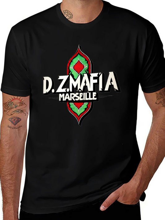 D.Z Mafia Marseille T-Shirt - Stylish Graphic Tee