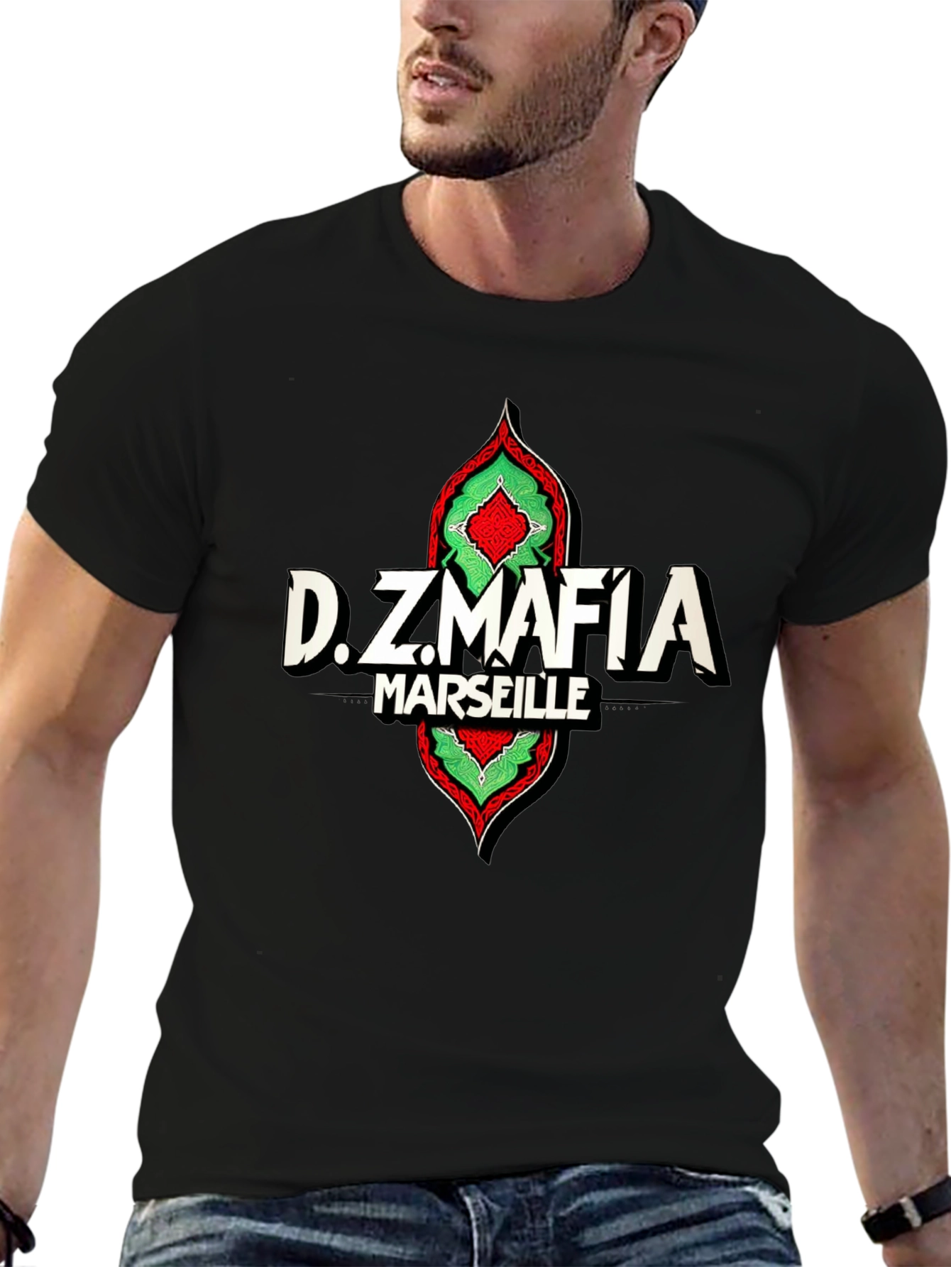 D.Z Mafia Marseille T-Shirt - Stylish Graphic Tee
