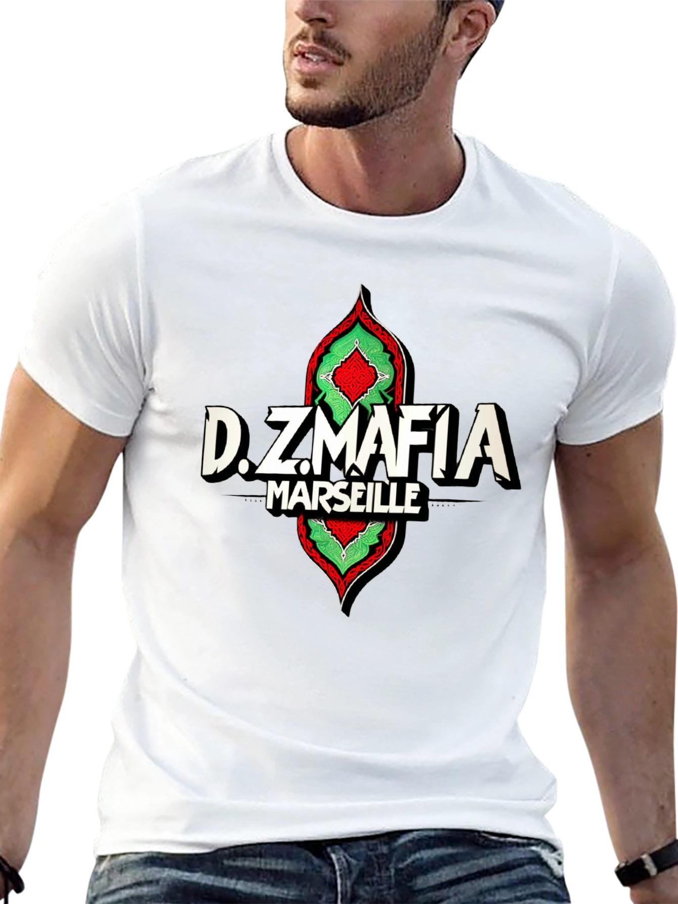 D.Z Mafia Marseille T-Shirt - Stylish Graphic Tee