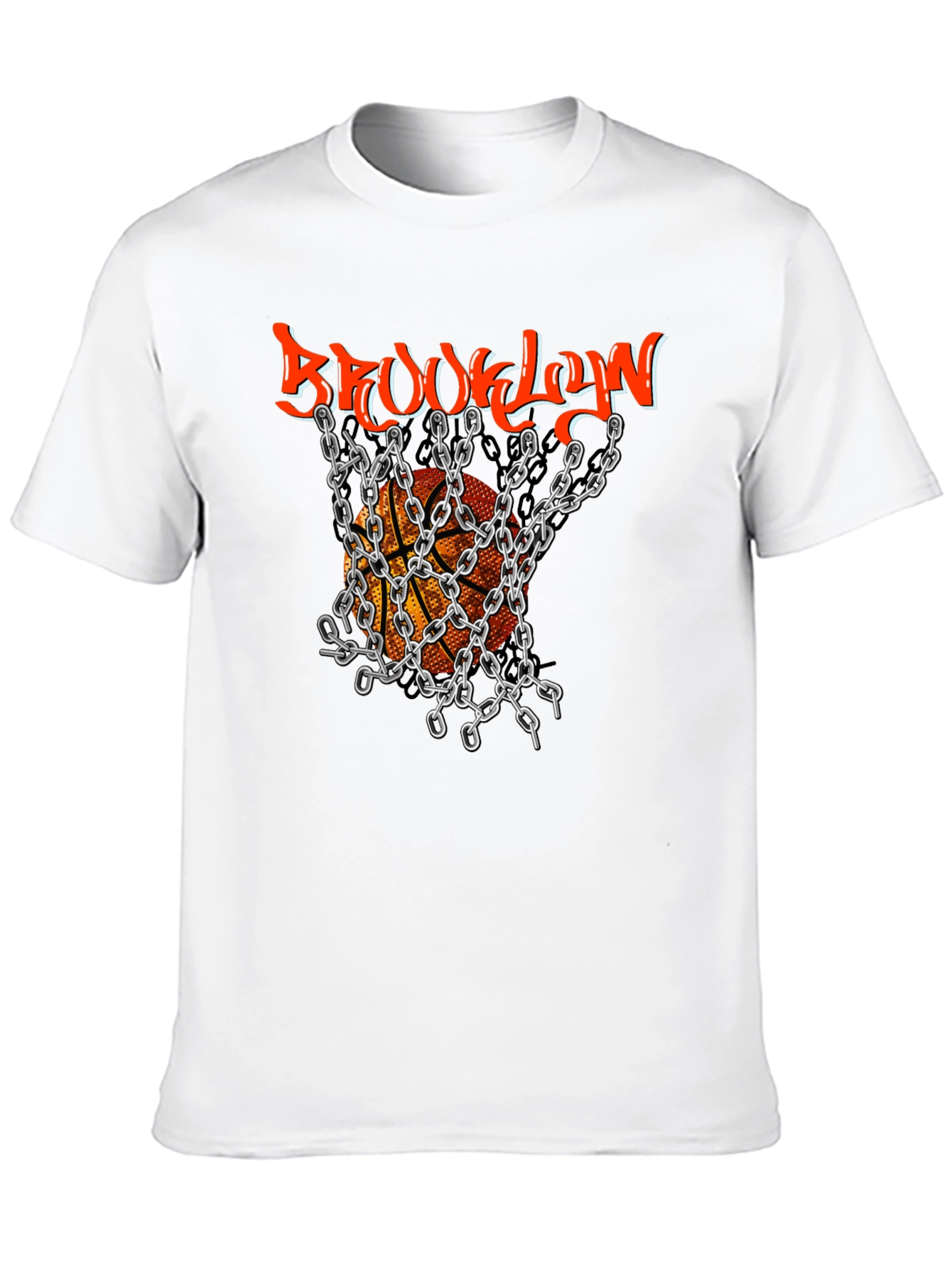 Brooklyn Basketball Graphic Tee - Stylish Mens T-Shirt