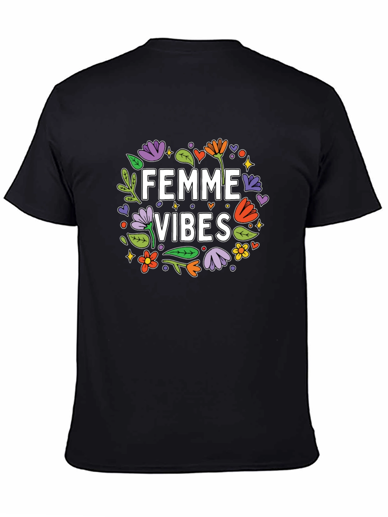 Femme Vibes Graphic Tee - Trendy Womens T-Shirt