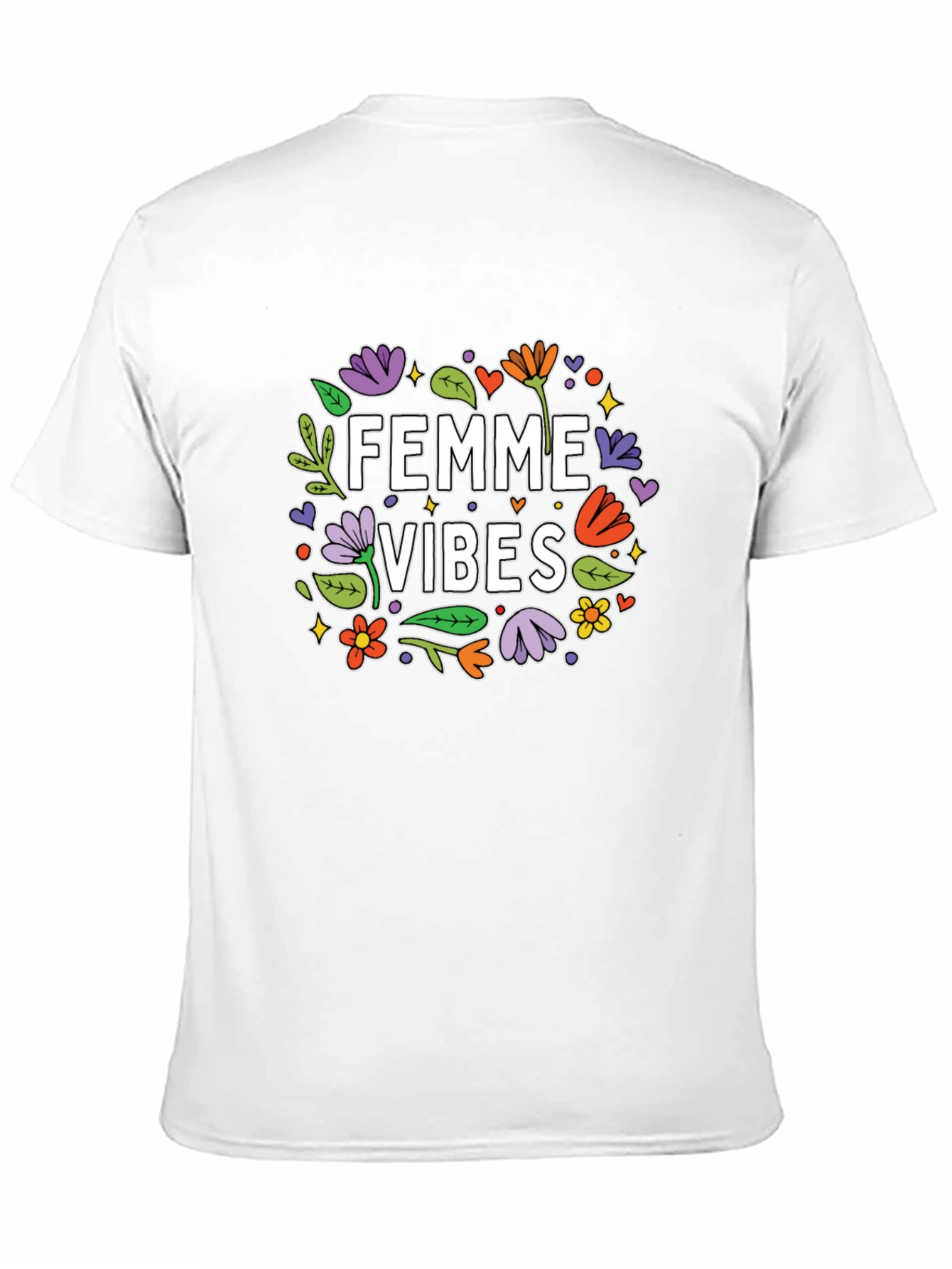 Femme Vibes Graphic Tee - Trendy Womens T-Shirt