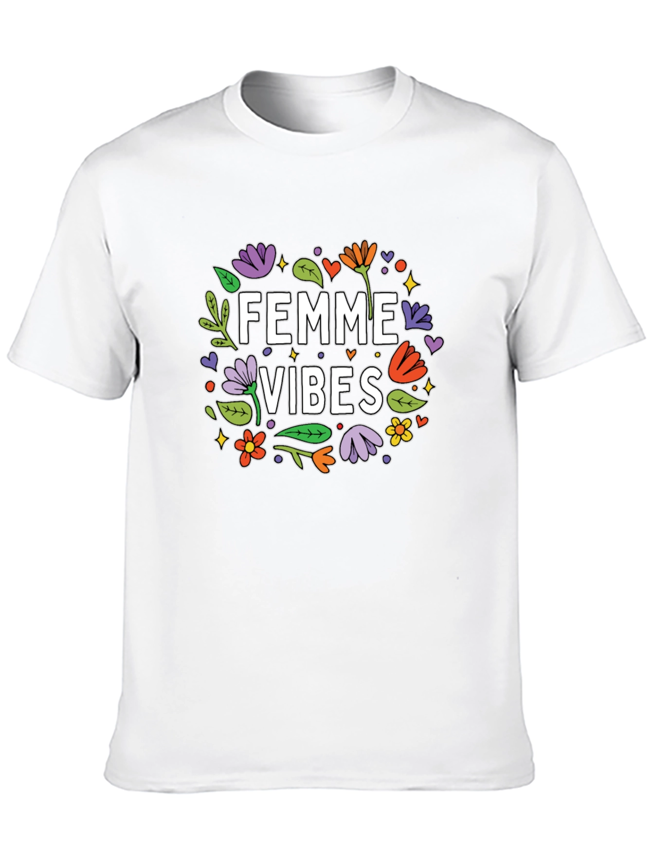 Femme Vibes Graphic Tee - Trendy Womens T-Shirt