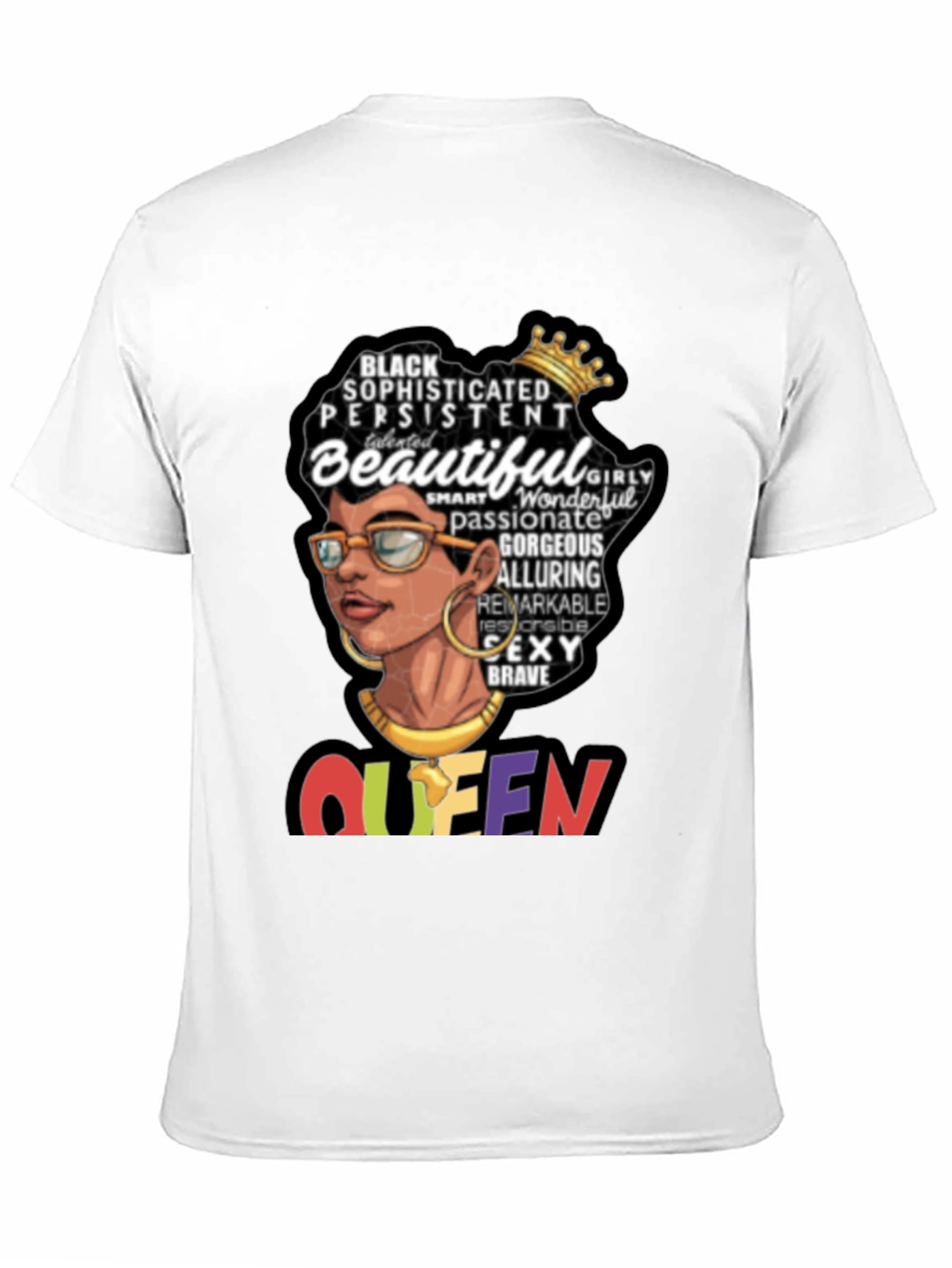 Black Queen Graphic Tee - Sophisticated & Beautiful