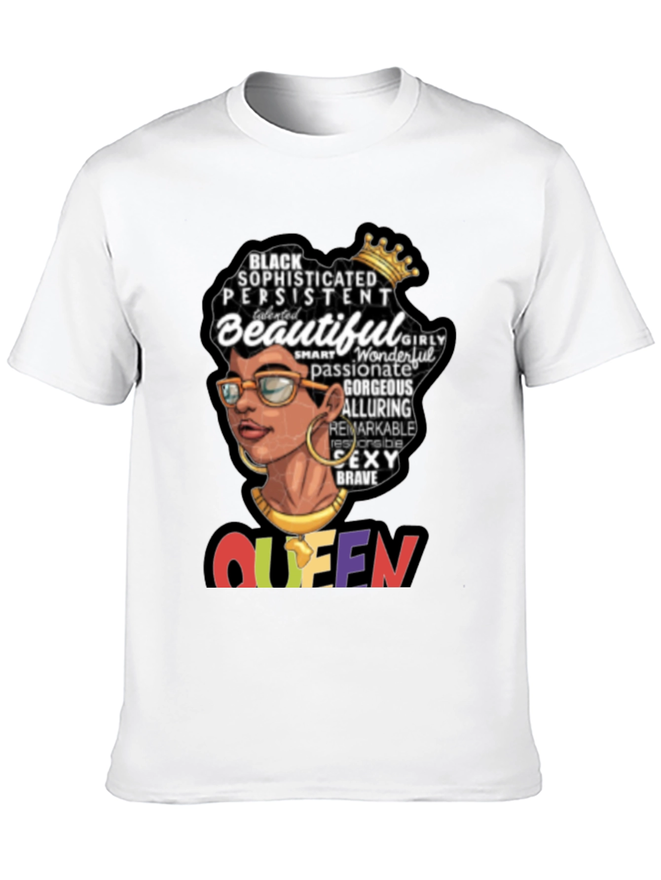Black Queen Graphic Tee - Sophisticated & Beautiful