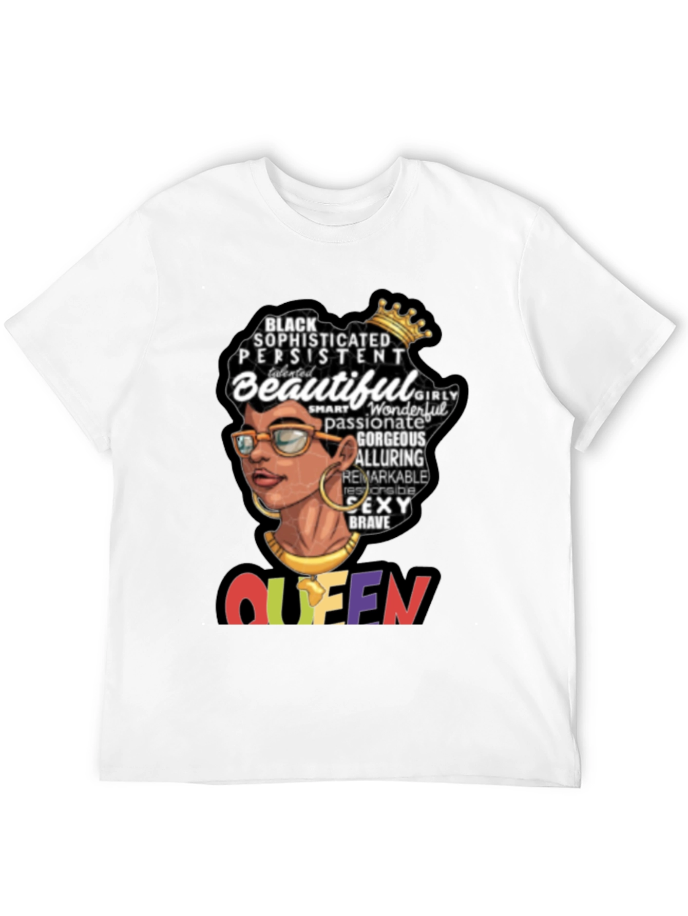 Black Queen Graphic Tee - Sophisticated & Beautiful