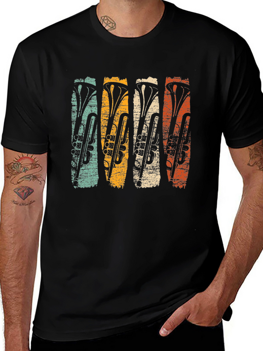 Retro Trombone Graphic Tee