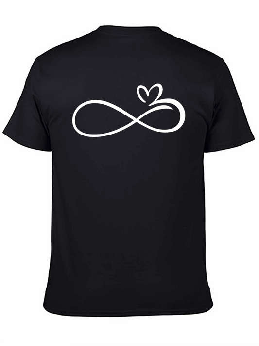 Infinity Heart Graphic Tee - Stylish Unisex Shirt