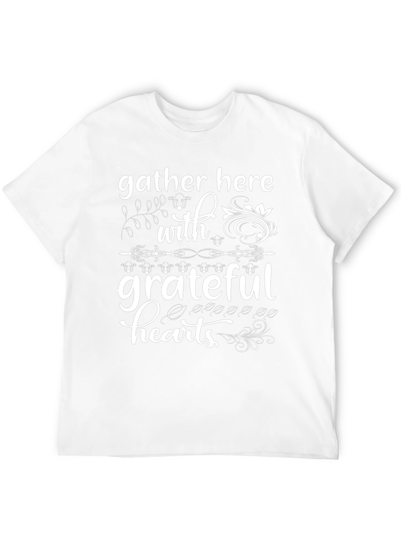 Gather Here With Grateful Hearts Graphic Tee