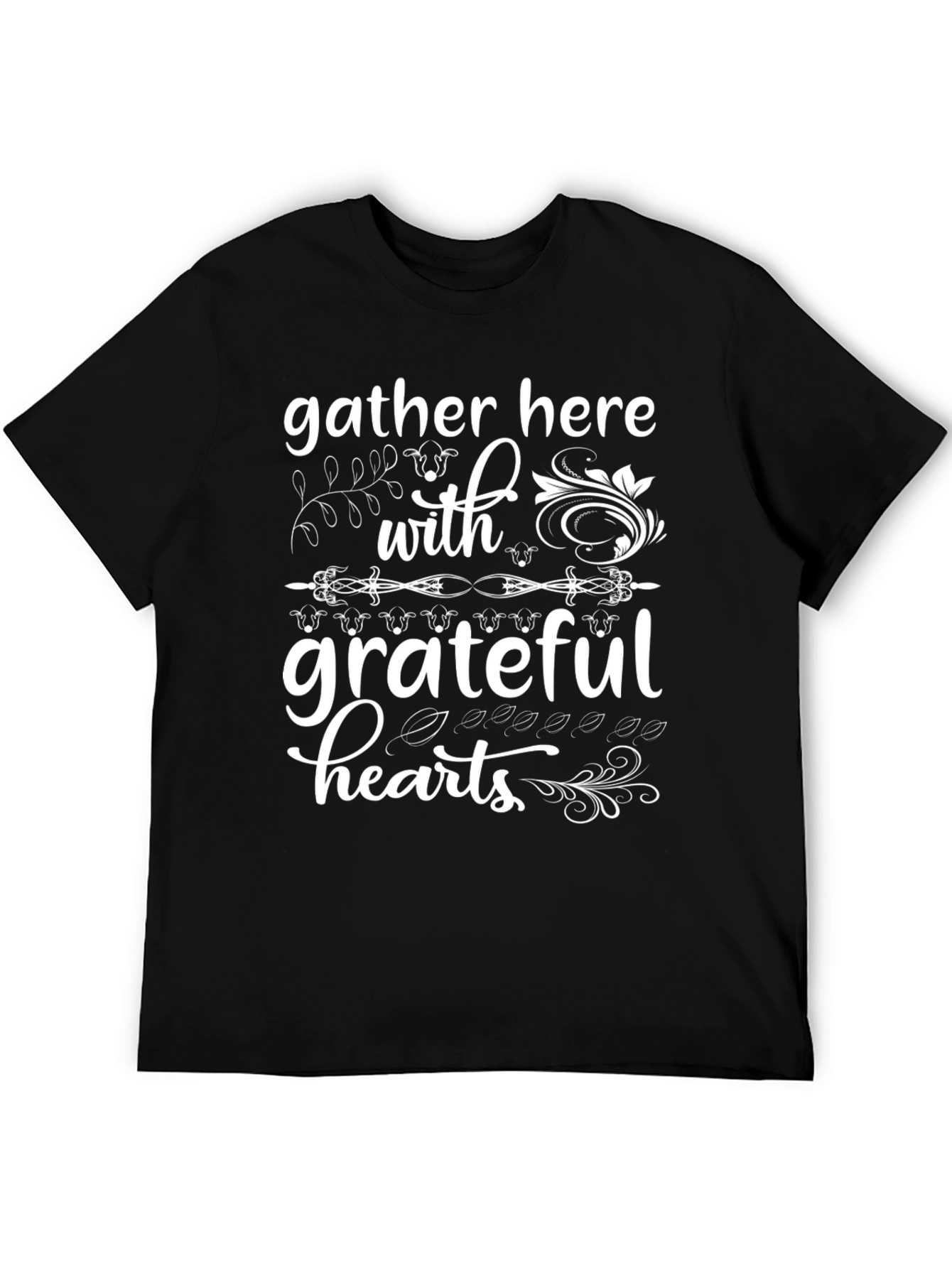 Gather Here With Grateful Hearts Graphic Tee