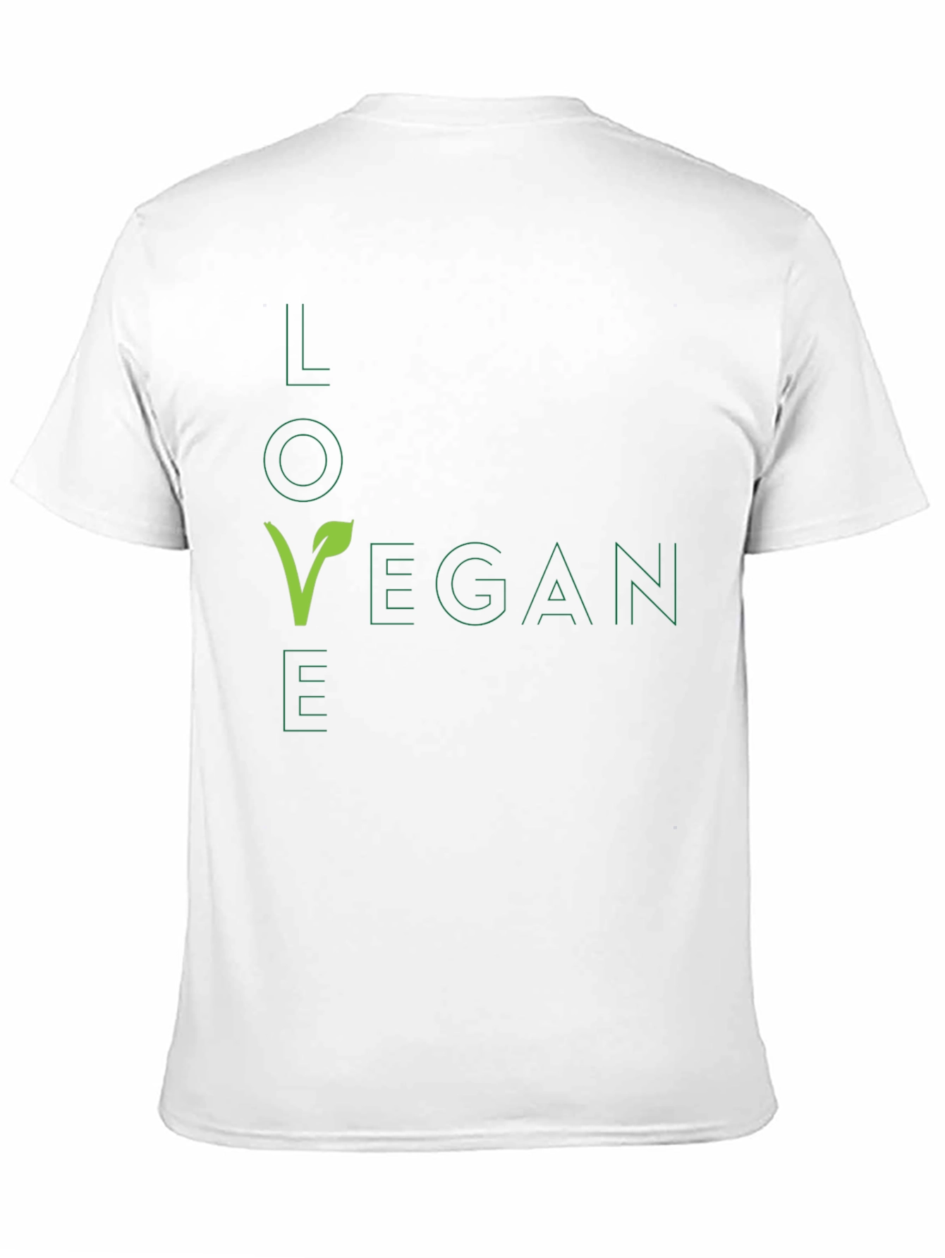 Vegan Love Graphic Tee - Black