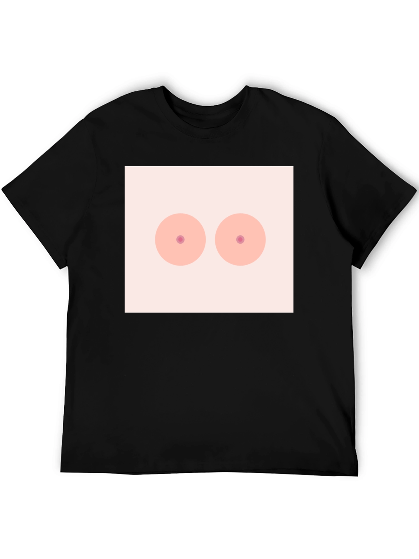 Novelty Graphic T-Shirt - Boobs Design