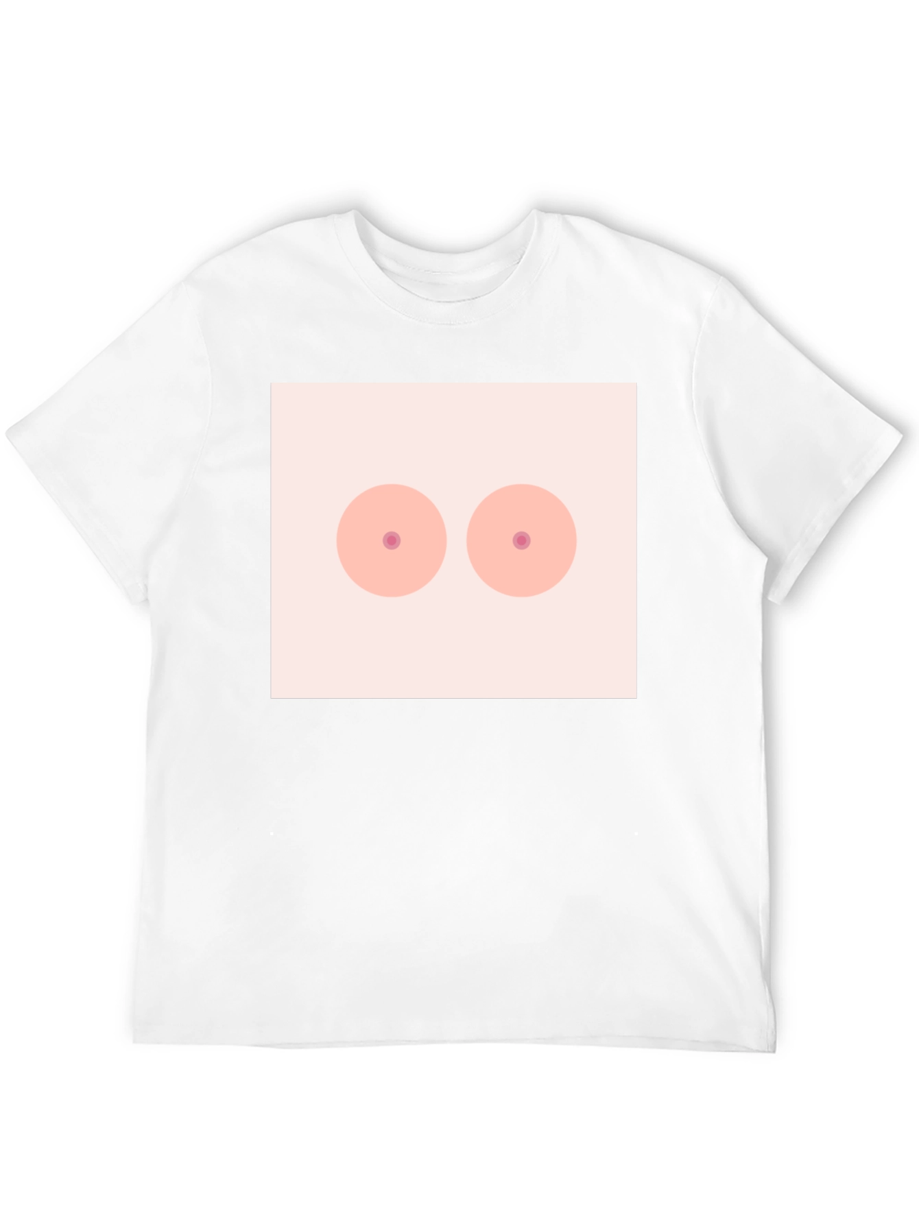 Novelty Graphic T-Shirt - Boobs Design