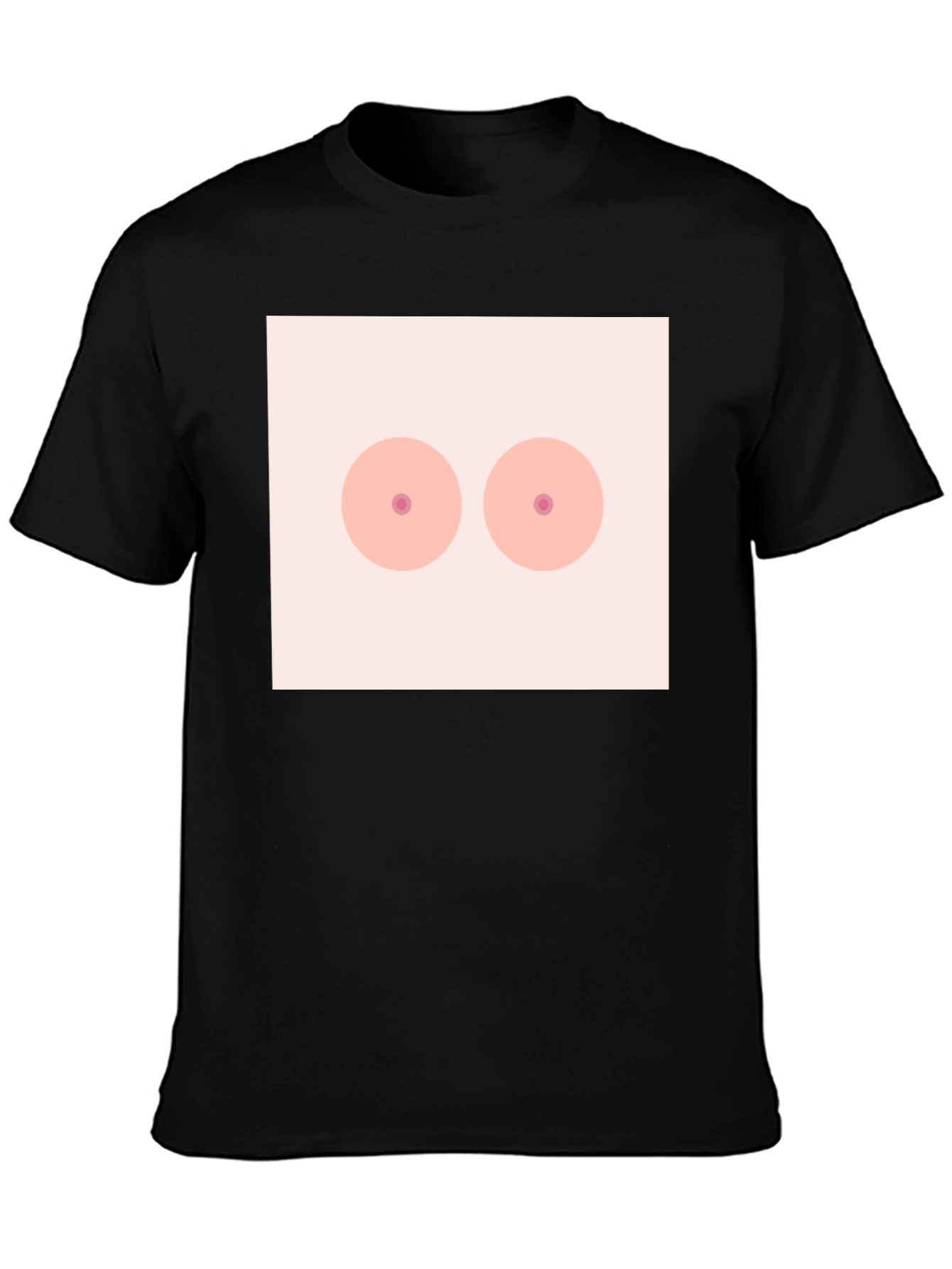 Novelty Graphic T-Shirt - Boobs Design