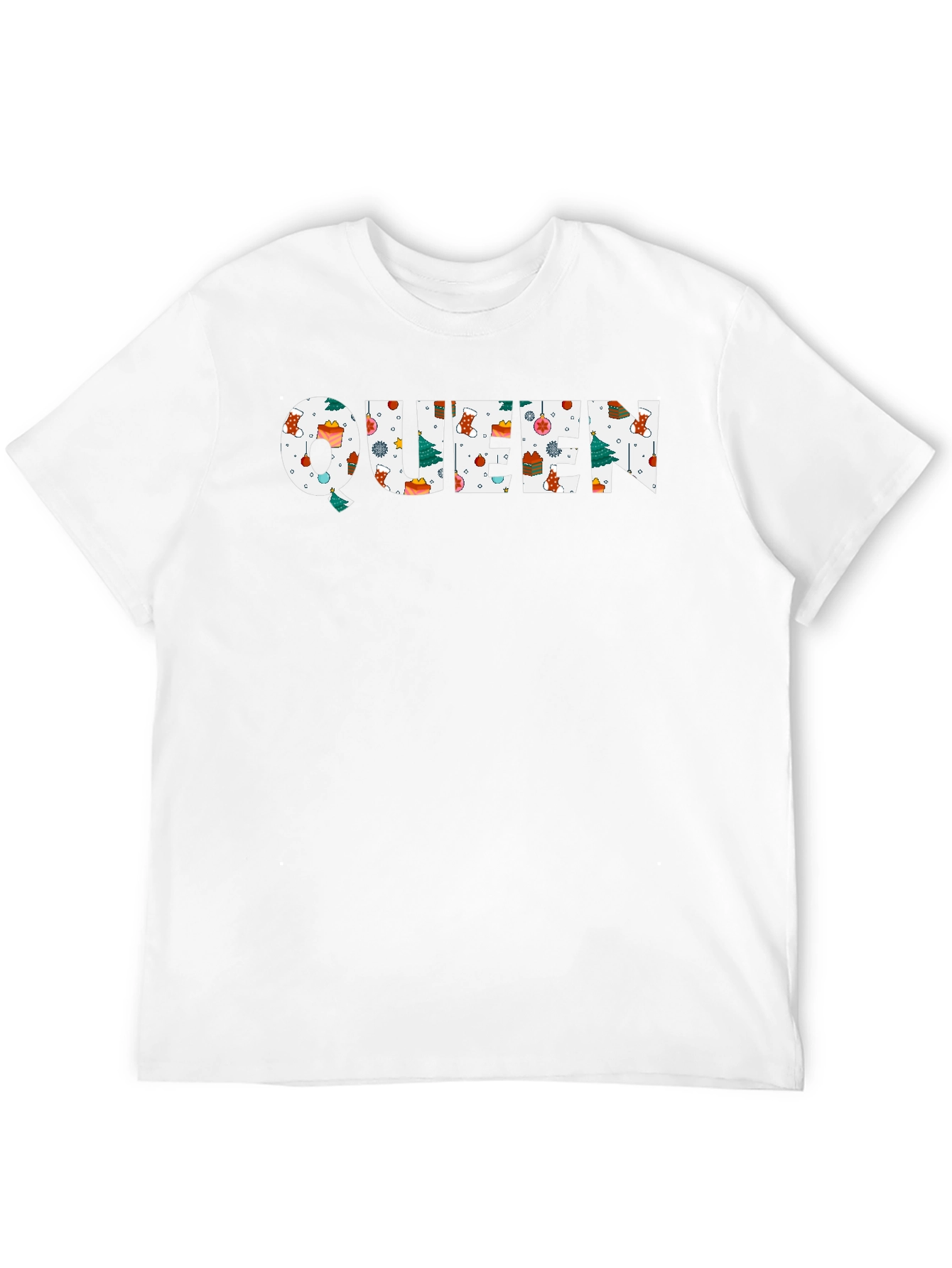 Queen Christmas Pattern T-Shirt