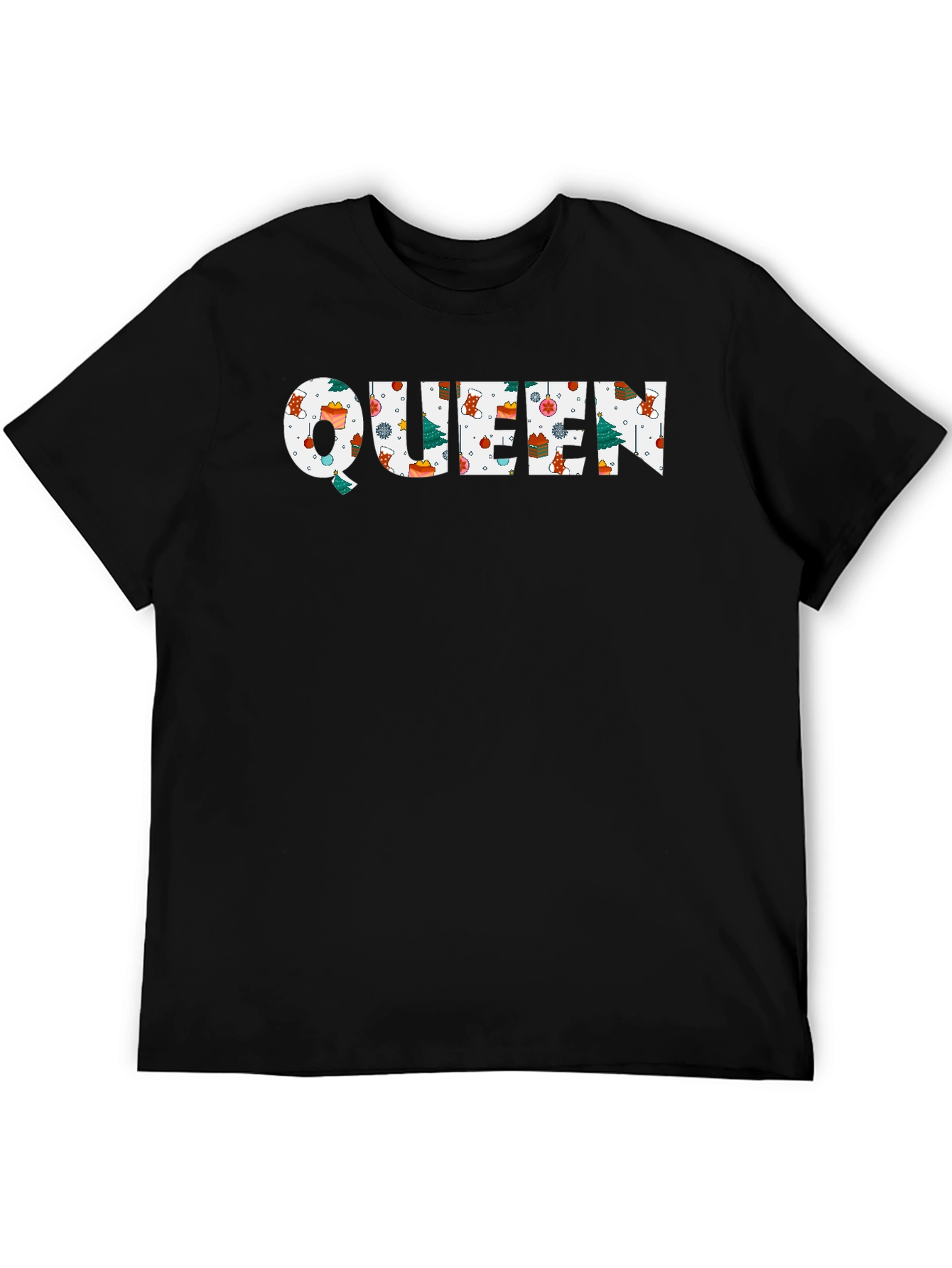 Queen Christmas Pattern T-Shirt