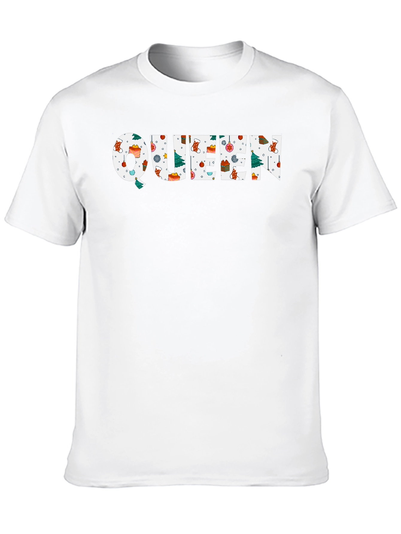 Queen Christmas Pattern T-Shirt