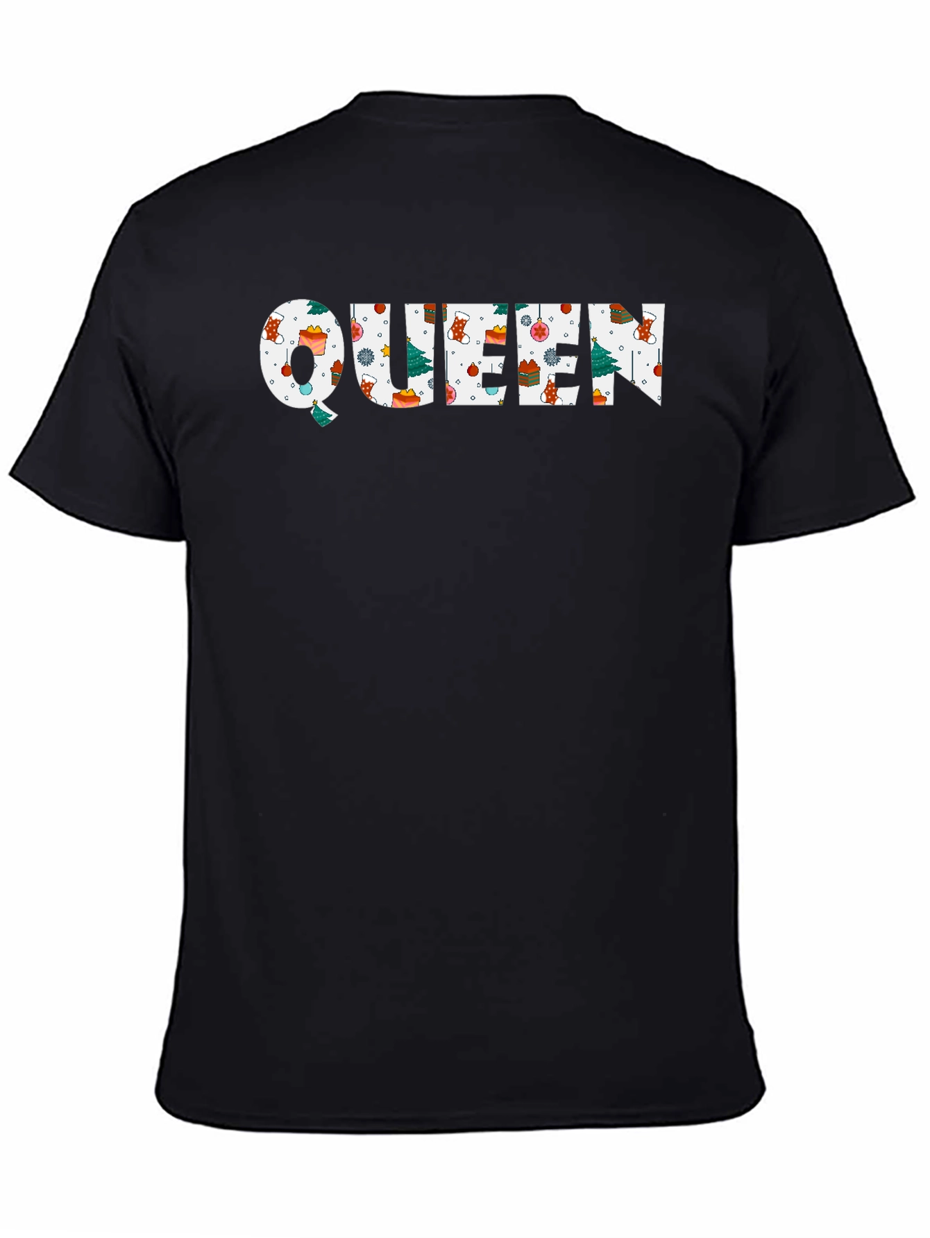 Queen Christmas Pattern T-Shirt