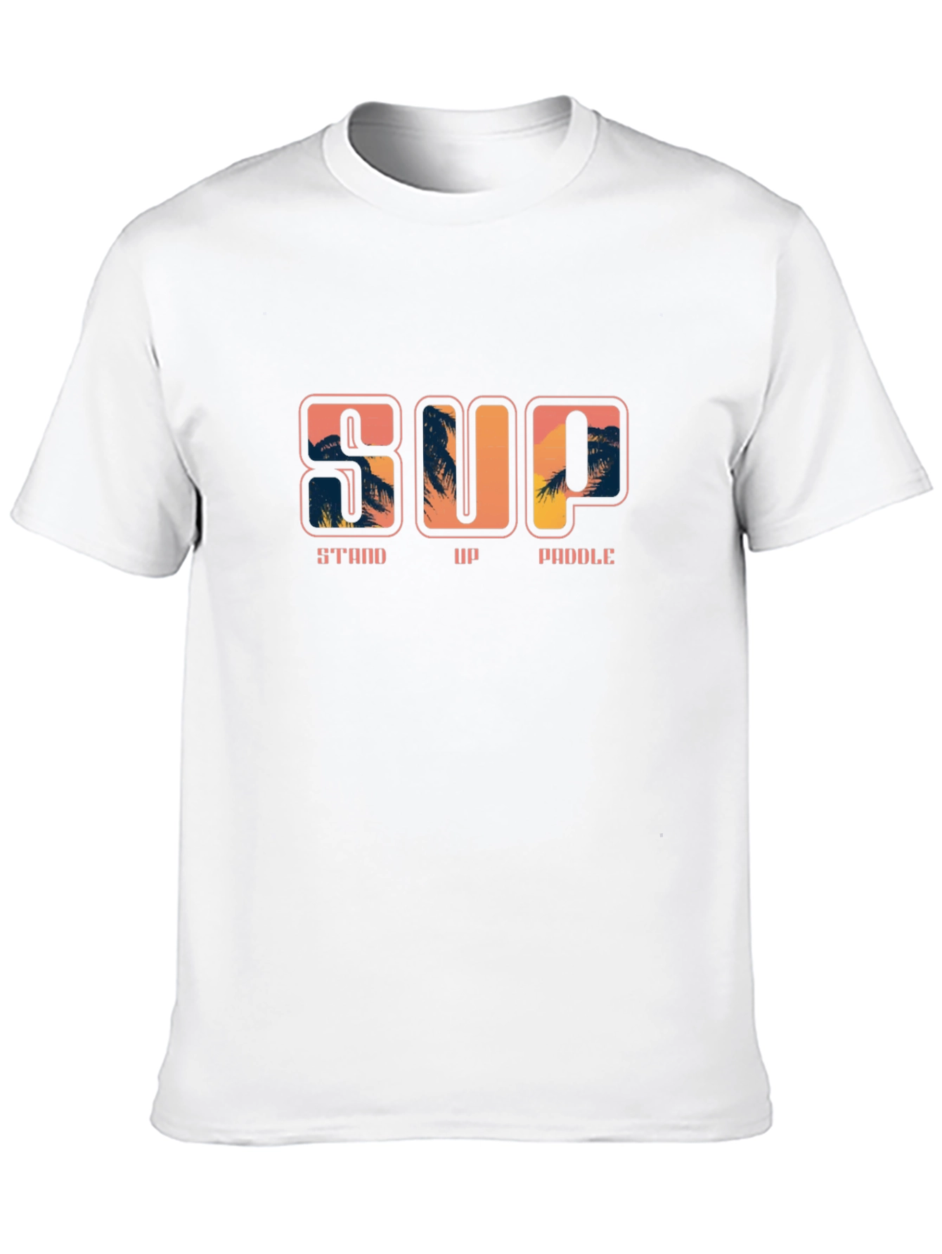 Stand Up Paddle Black T-Shirt