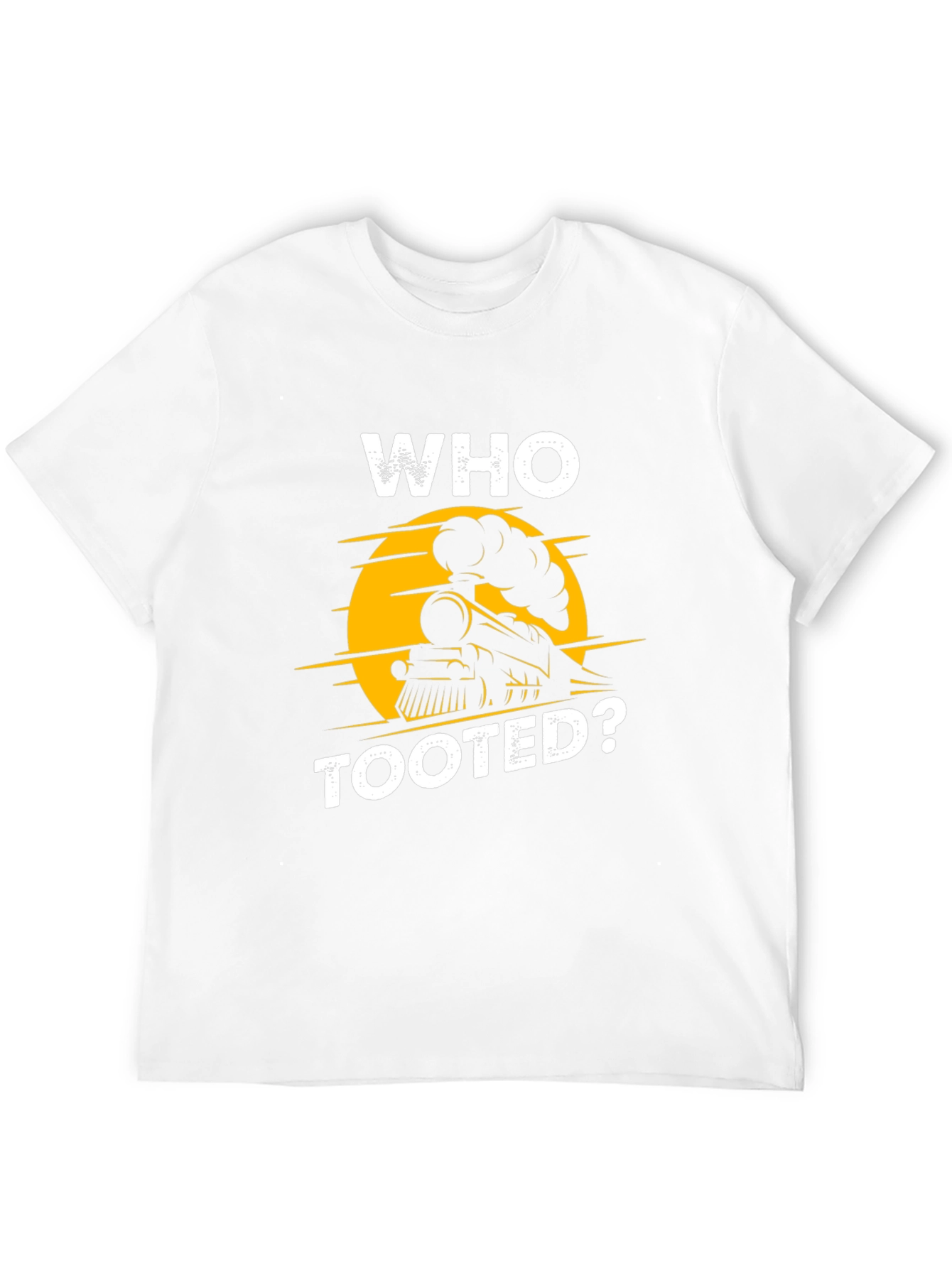 Who Tooted? Train Graphic T-Shirt
