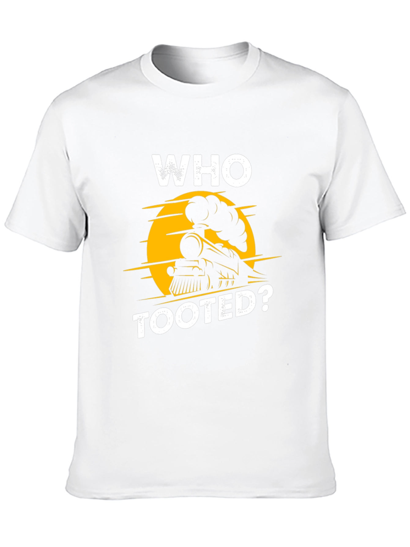Who Tooted? Train Graphic T-Shirt