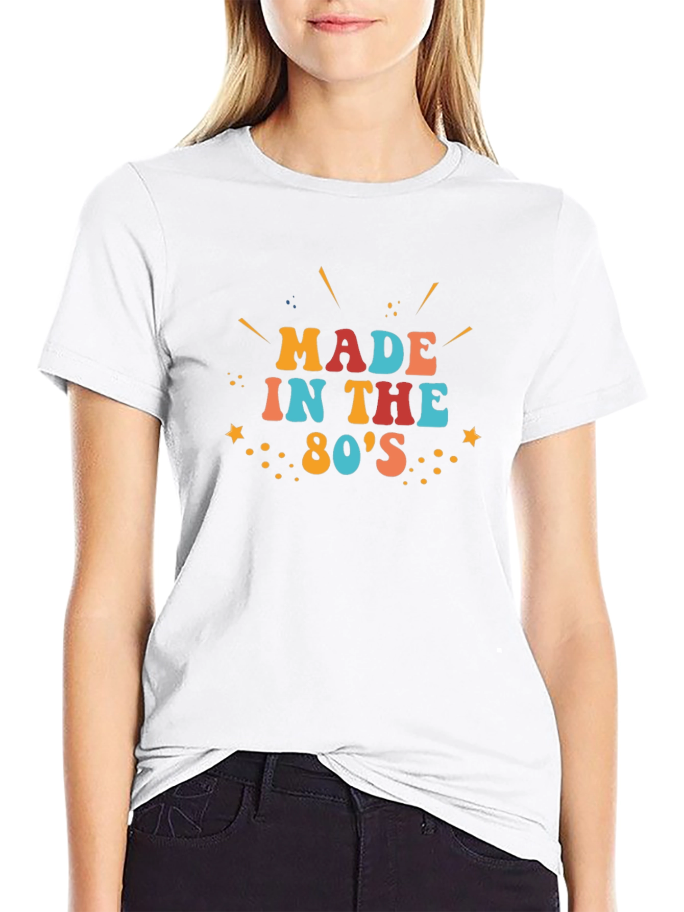 Retro Made in the 80s Black T-Shirt