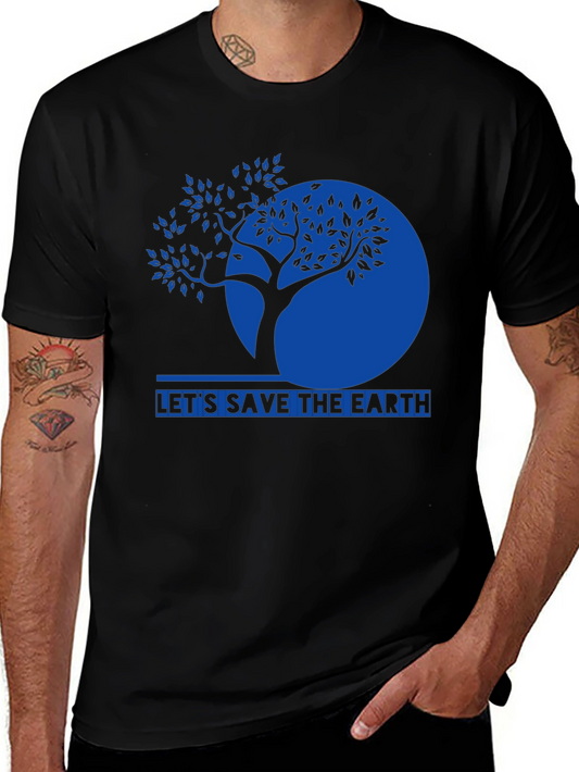 Save the Earth Graphic T-Shirt - Eco-Friendly Design