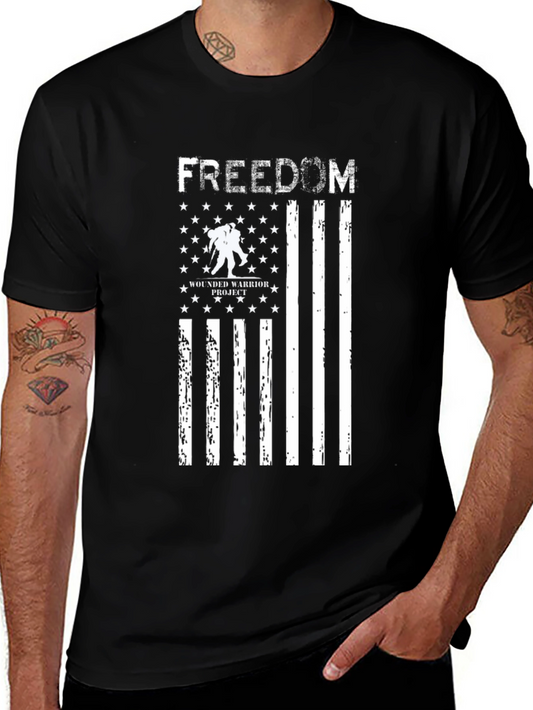 Freedom American Flag Wounded Warrior Project T-Shirt