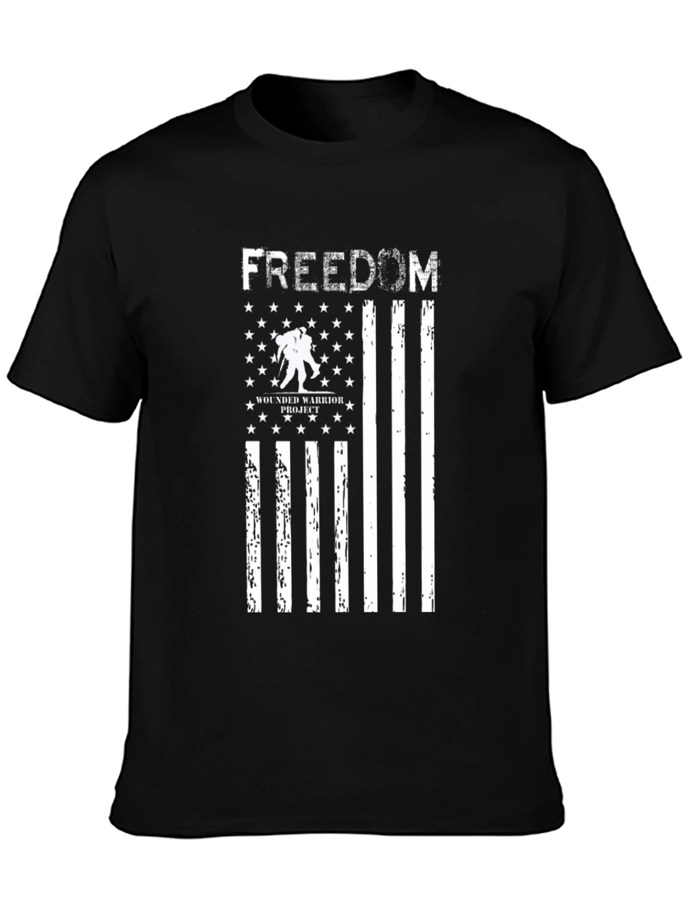 Freedom American Flag Wounded Warrior Project T-Shirt