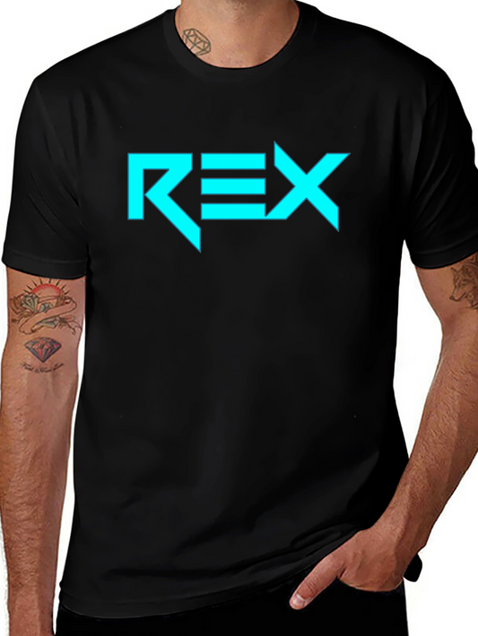 REX Graphic Tee - Modern Black T-Shirt