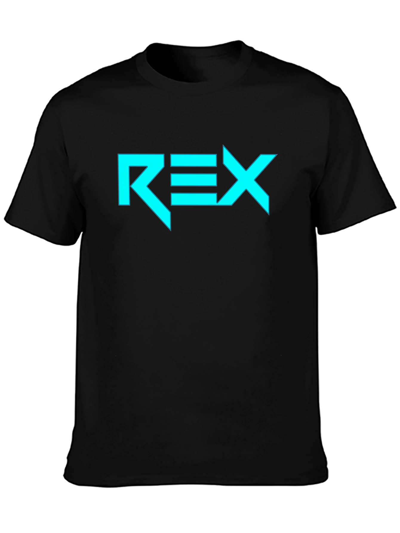 REX Graphic Tee - Modern Black T-Shirt